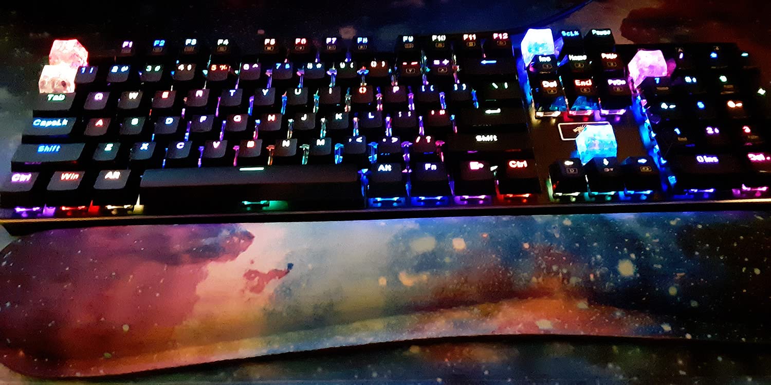 Redragon K556 Wired RGB Mechanical Gaming Keyboard, 104-Key Aluminum Board | Rock-Solid Metal Build, 20 Backlits Immersive ESports Vibe, Hot-swap Comfortable Tactile Brown Switch for Long-Time Typing customer photo 1