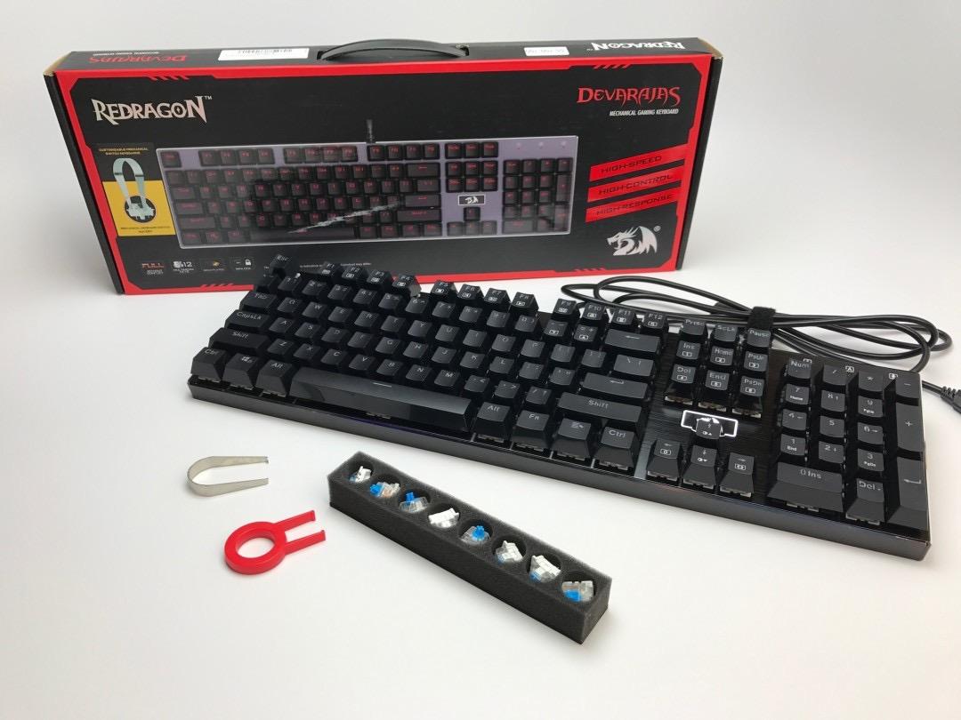 Redragon K556 Wired RGB Mechanical Gaming Keyboard, 104-Key Aluminum Board | Rock-Solid Metal Build, 20 Backlits Immersive ESports Vibe, Hot-swap Comfortable Tactile Brown Switch for Long-Time Typing customer photo 2