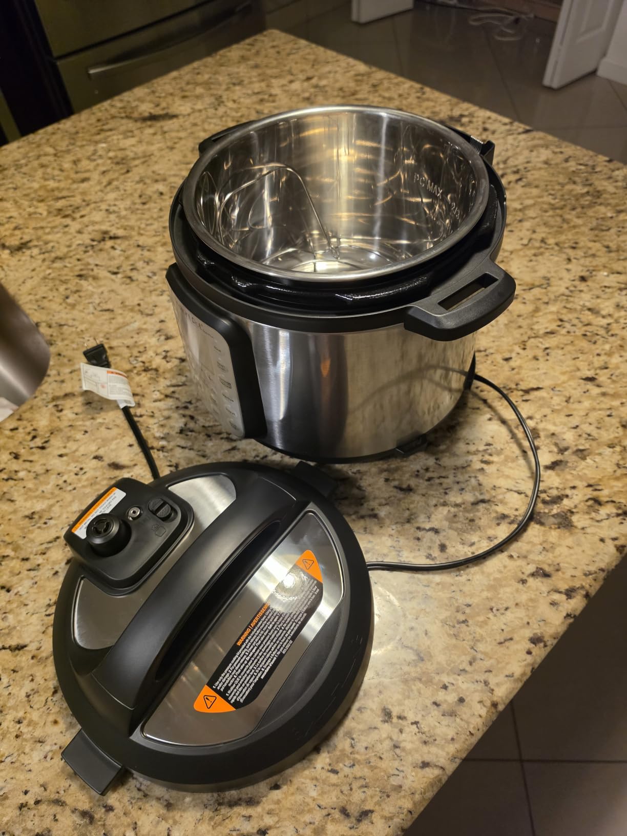 Instant Pot Duo Plus 6-Qt 9-in-1 Electric Pressure Cooker, Stainless Steel | multicooker, 6 quart, slow cook, rice, steam, sauté, yogurt, sterilizer, keep warm, app with guided recipes, family meals customer photo 1