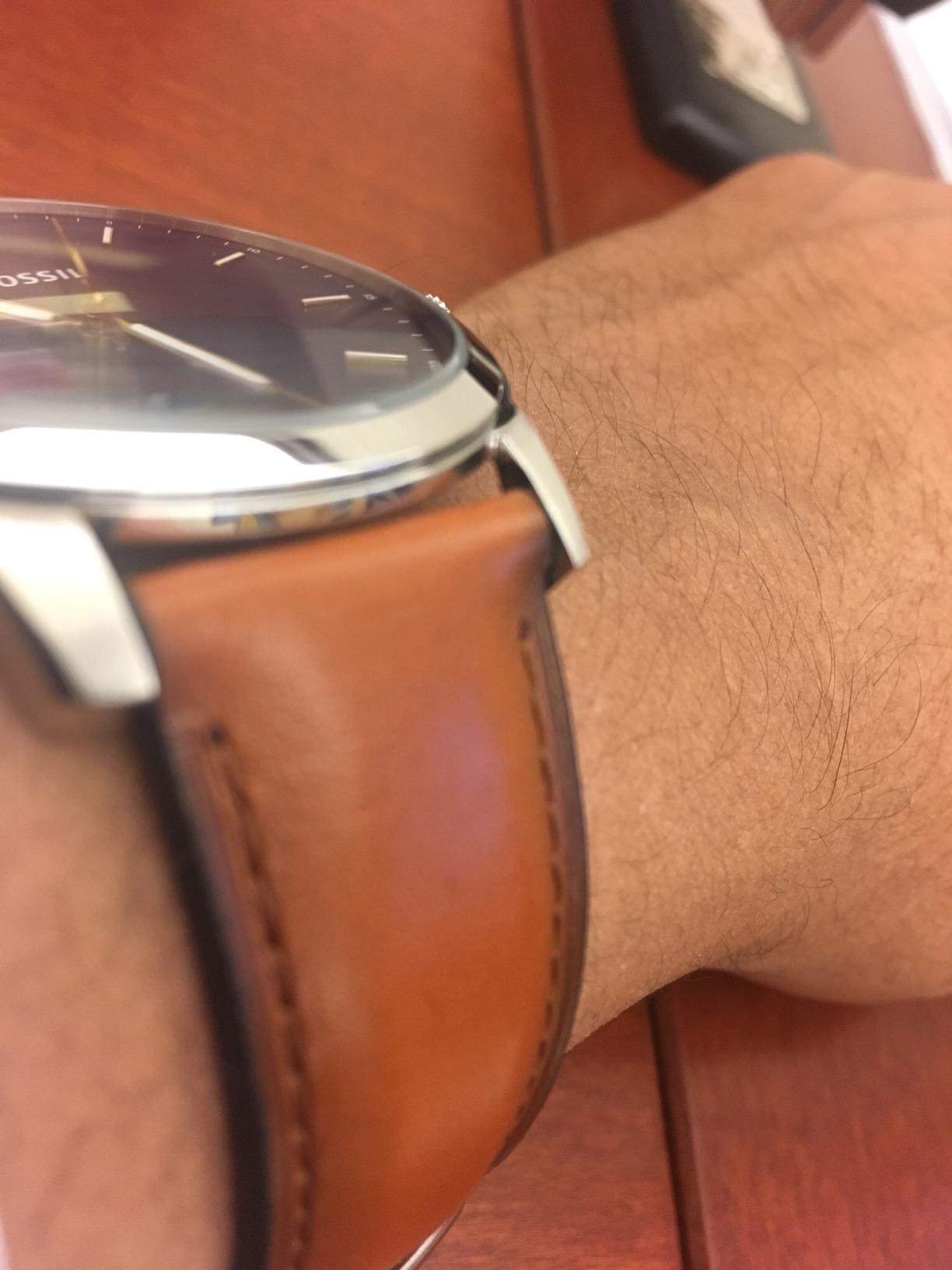 Men's Minimalist Quartz Stainless Steel Three-Hand Watch for Men customer photo 2