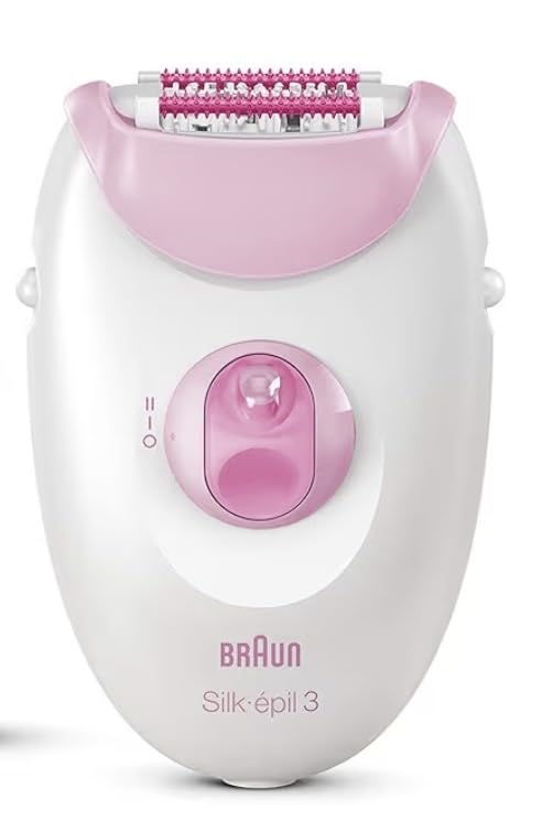 Braun Silk-épil 3 3-270, Epilator for Women for Long-Lasting Hair Removal, 20 Tweezer System, Smartlight Technology, Massage Rollers, Shaver and Trimmer Head Included customer photo 1