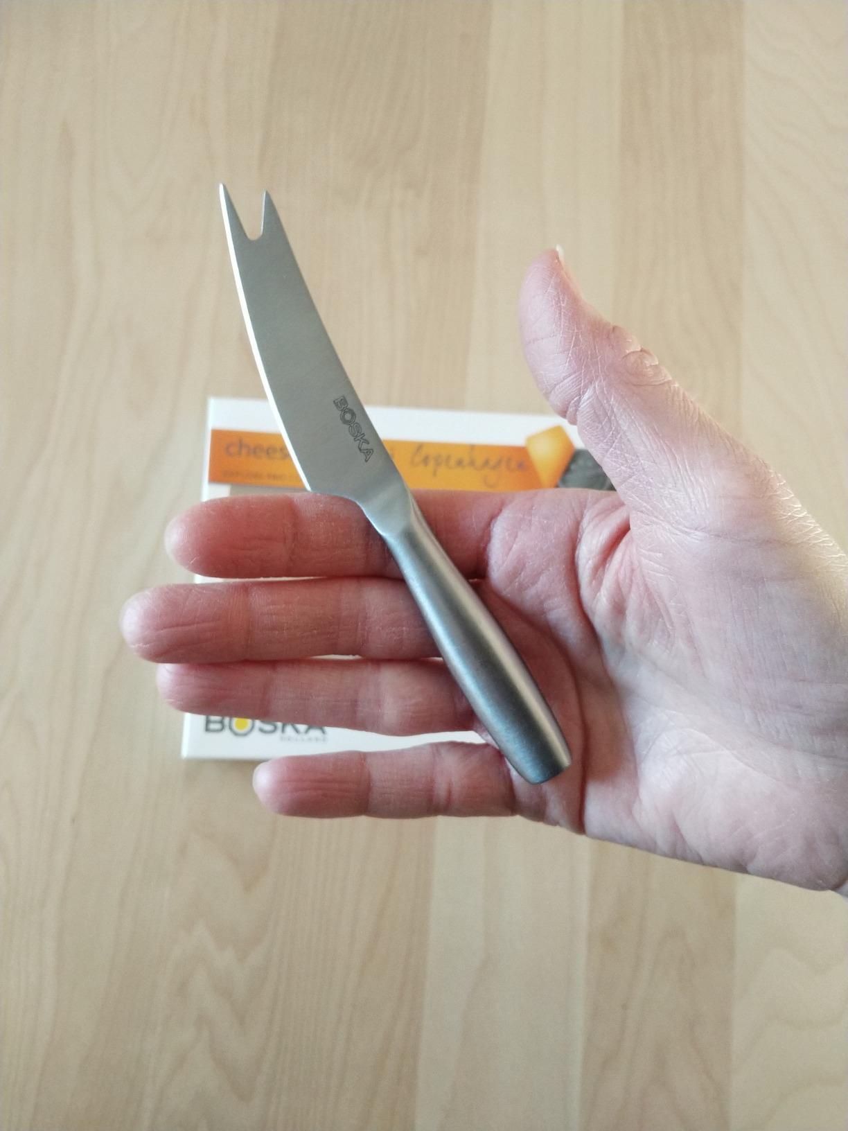 BOSKA Stainless Steel Cheese 4 Knife Set - Mini Copenhagen Knives for All Types of Cheese - Silver Non-Stick - Dishwasher Safe - for Kitchen Cooking customer photo 2