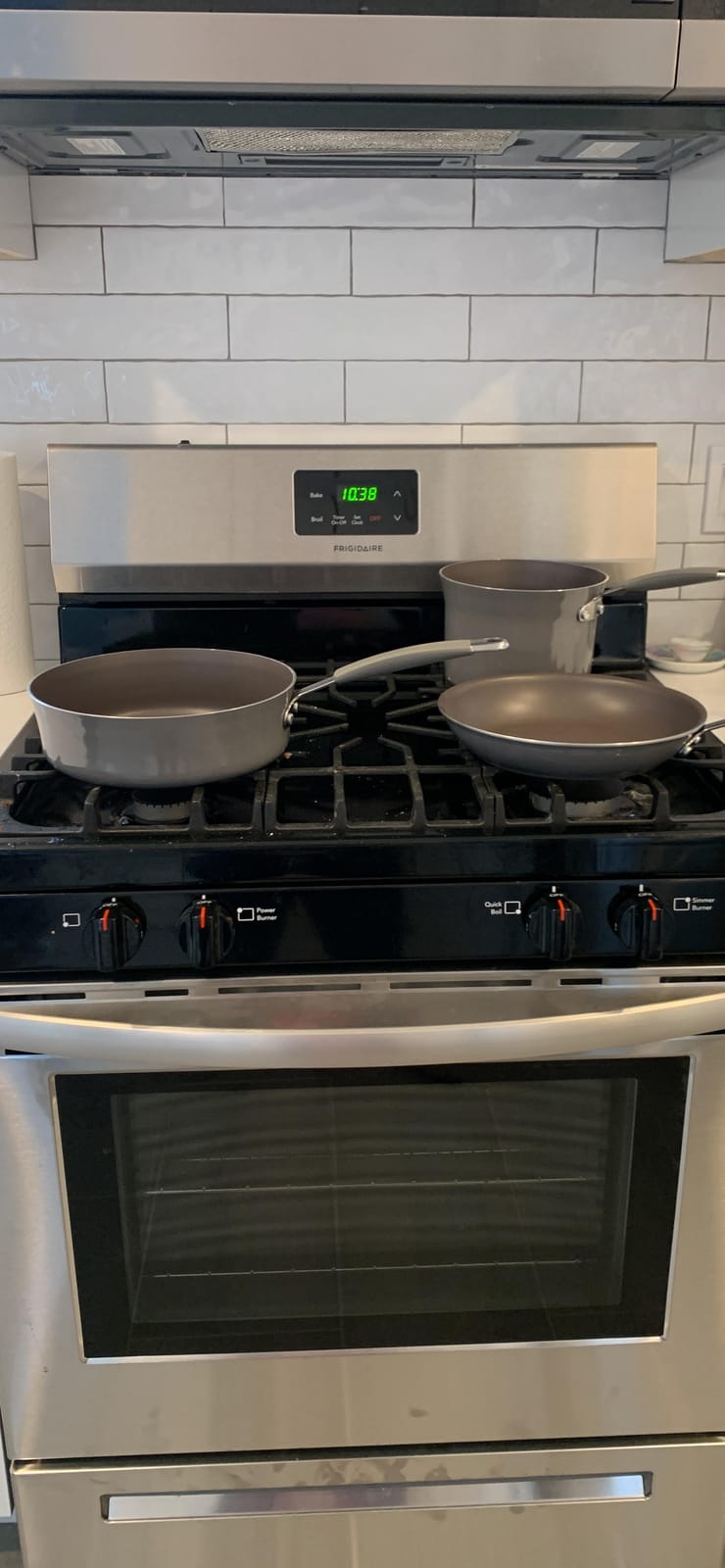 Rachael Ray Cucina Nonstick Cookware, Sea Salt Gray Pots and Pans Set, 12-Piece customer photo 1