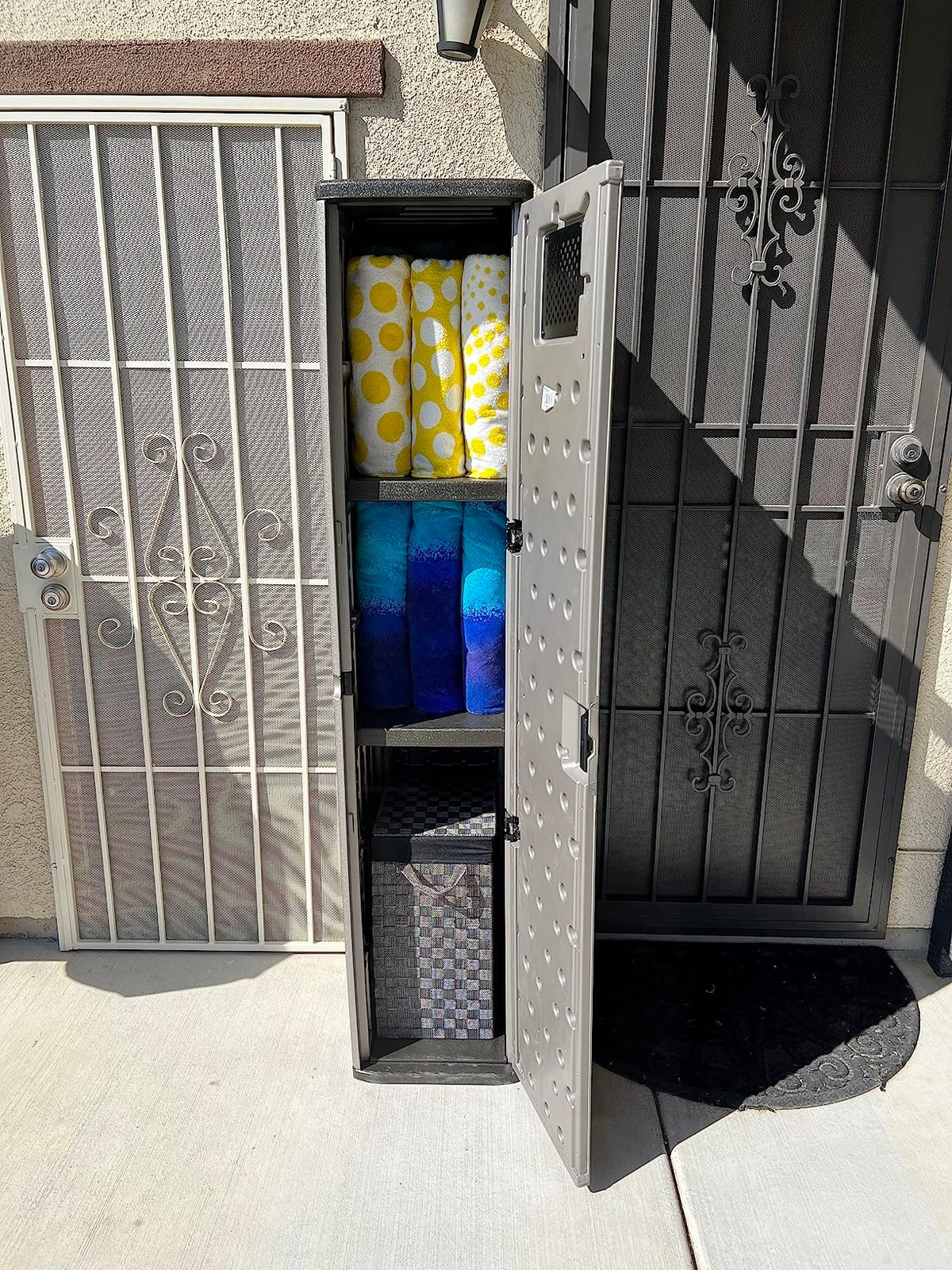 Suncast Tall Storage Locker for Garage Organization - 72