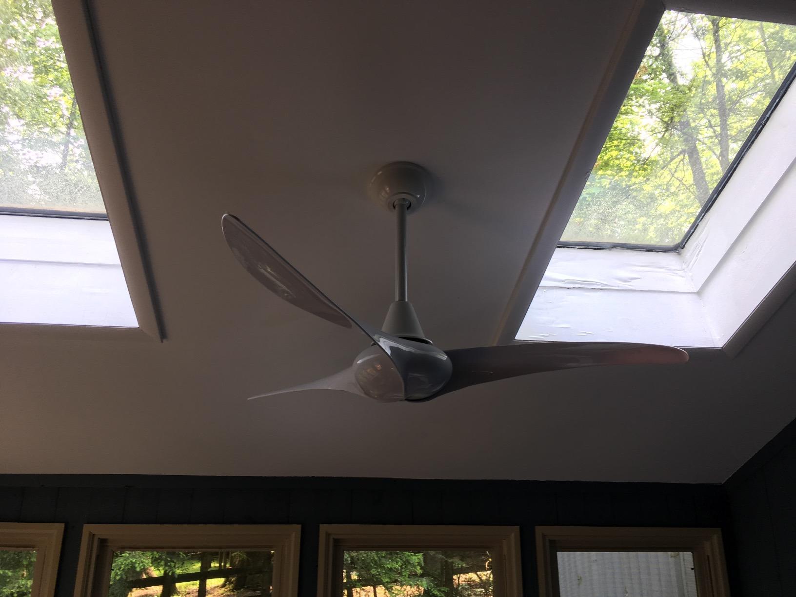 Minka-Aire F843-WH Wave 52 Inch 3 Blade Ceiling Fan - White customer photo 2