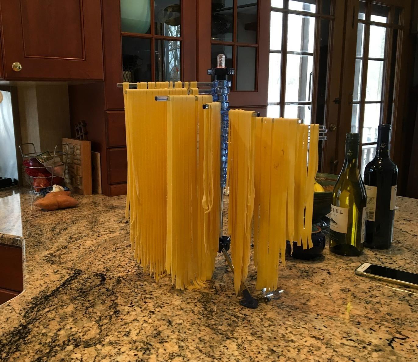 MARCATO Pasta Drying Rack, Clear customer photo 1