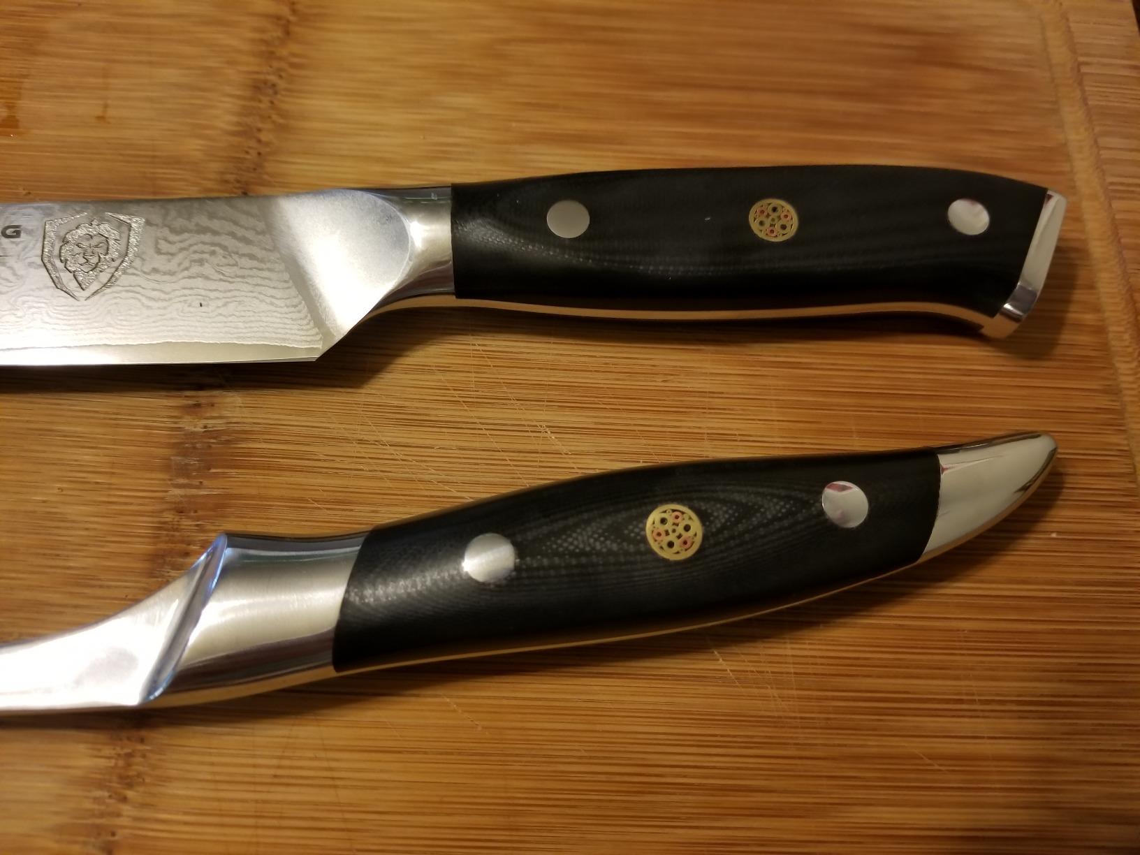 Dalstrong Carving Set - Slicing Knife & Meat Fork - AUS-10V Japanese Steel, 62+ HRC - For Holiday Roast Carving, BBQ Brisket & Whole-Bird Service - G10 Handles, Sheaths, Shogun ELITE customer photo 1