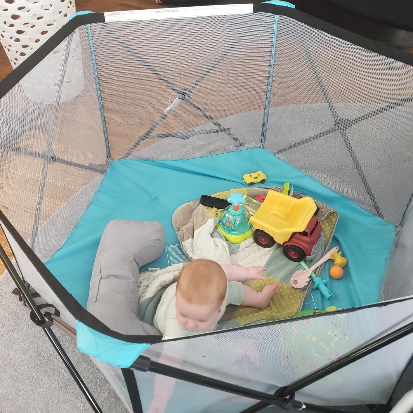 Regalo Safety My Play Portable Baby Playpen & Play Yard, 6-Panel, 48 inch customer photo 1