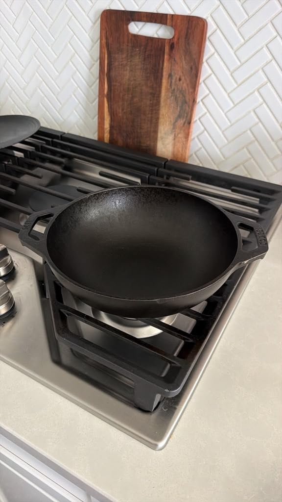 Lodge Pre-Seasoned Cast Iron Stir Fry Mini Wok, PFAS-Free, 9 Inches customer photo 1