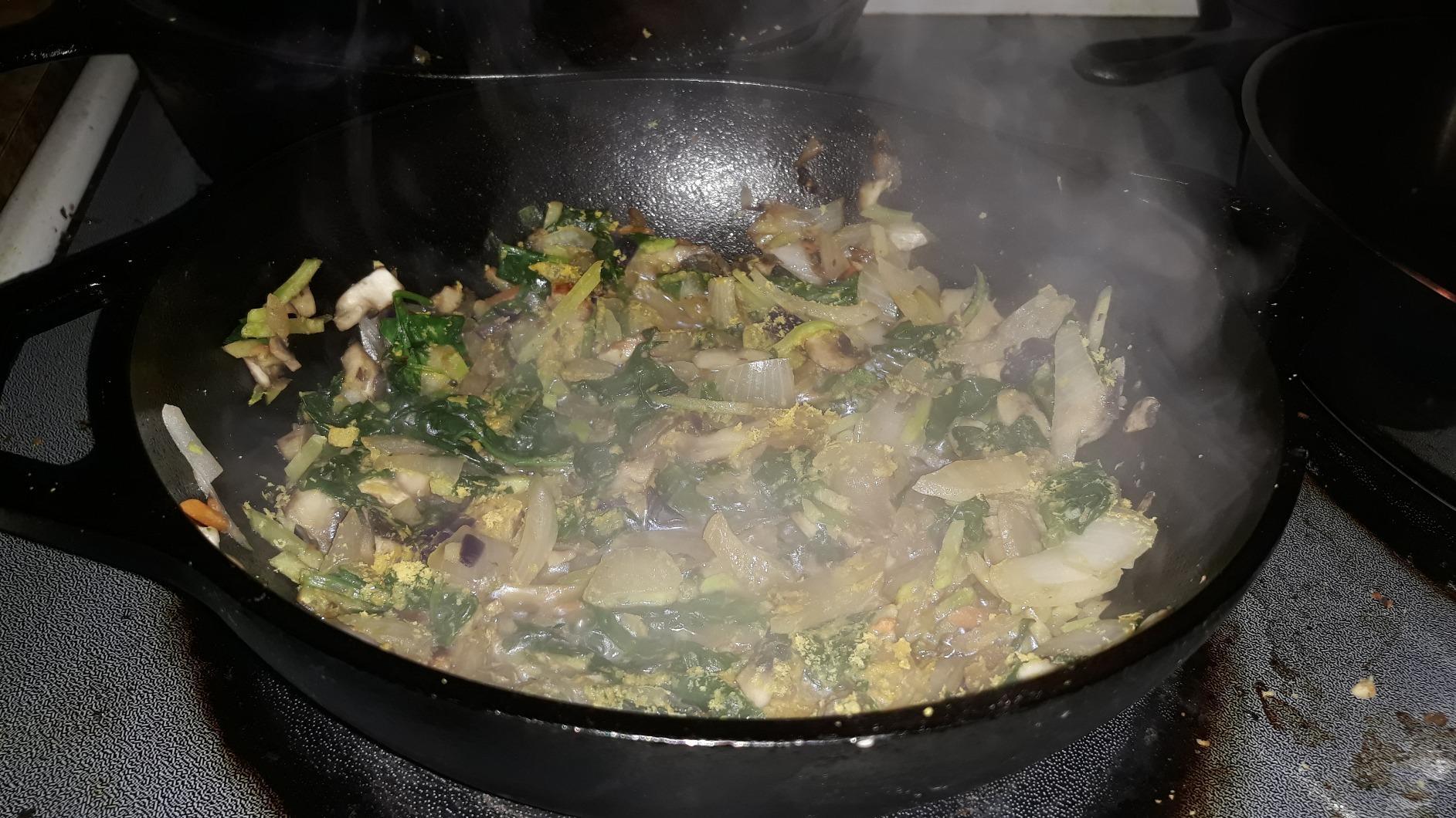 Lodge Pre-Seasoned Cast Iron Stir Fry Mini Wok, PFAS-Free, 9 Inches customer photo 2
