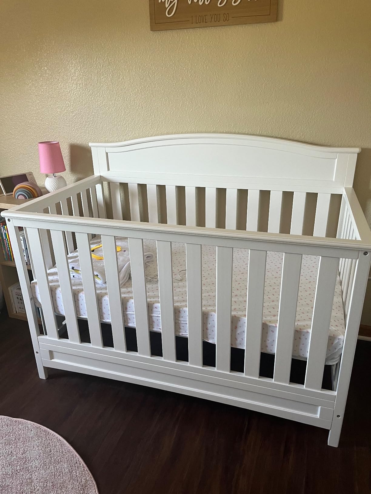 Delta Children Emery 4-in-1 Convertible Baby Crib, Grey customer photo 2