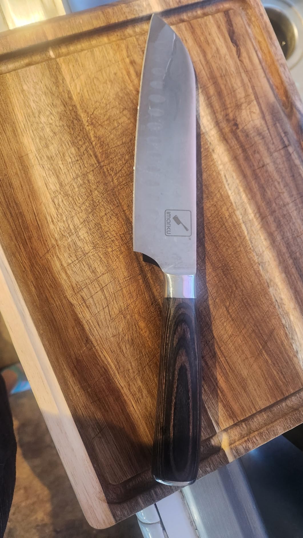 imarku Fillet Knife 6 Inch, German High Carbon Stainless Steel Boning Knife | Professional Grade Filet Knife for Fish Filleting and Deboning Meat Poultry, Pakkawood Handle, Gifts for Men and Women customer photo 1