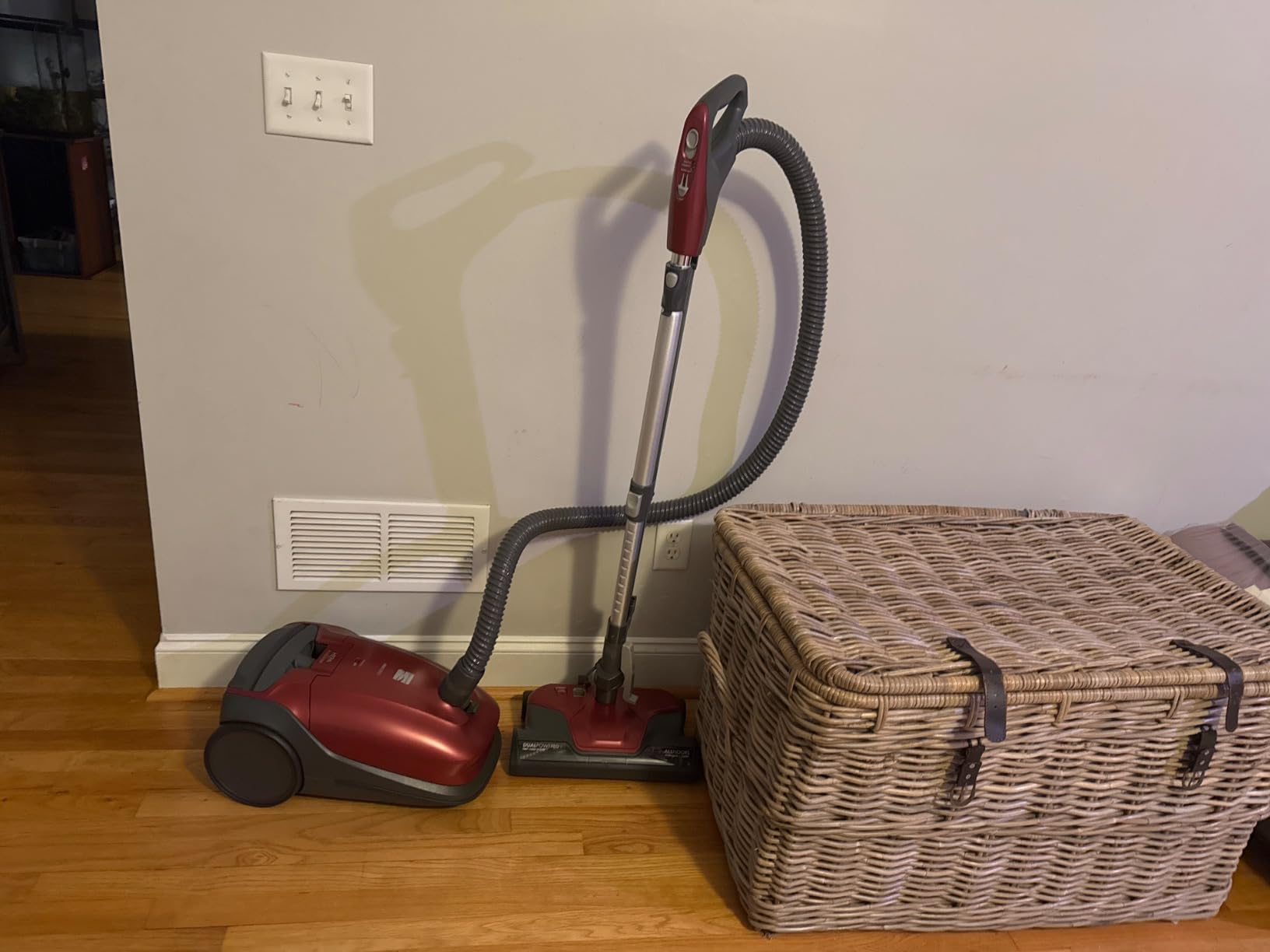 Kenmore 81214 200 Series Pet Friendly Lightweight Bagged Canister Vacuum with HEPA, 2 Motor System, and 3 Cleaning Tools-Orange customer photo 2