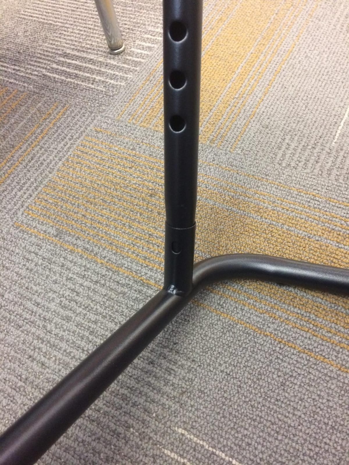 VIVO Ergonomic Height Adjustable Foot Rest Relief Platform, Elevated Stool for Comfortable Sit to Stand Workstation, Non-Slip Surface, Portable, Home Office Classroom Use, Black, STAND-FT01 customer photo 1