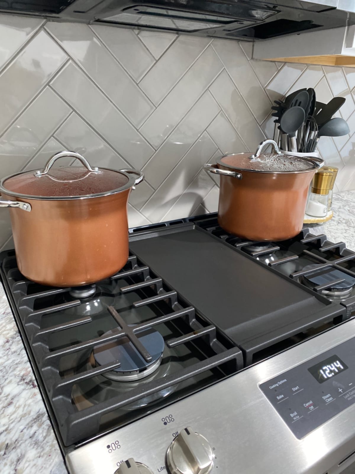 CONCORD 7 QT Copper Non Stick Stock Pot Casserole Coppe-Ramic Series Cookware (Induction Compatible) customer photo 1