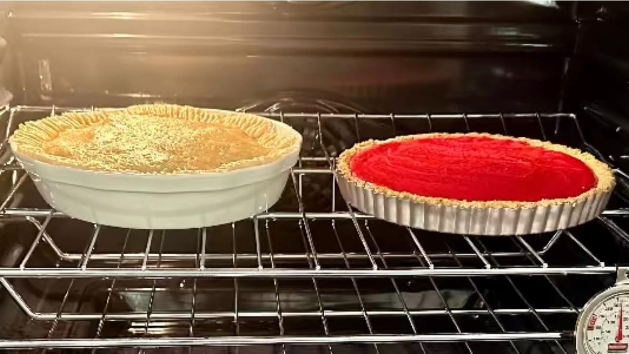 CHEFMADE 9.5-Inch Round Tart Pan with Removable Loose Bottom, Non-Stick Carbon Steel Quiche Pan (Champagne Gold) customer photo 2