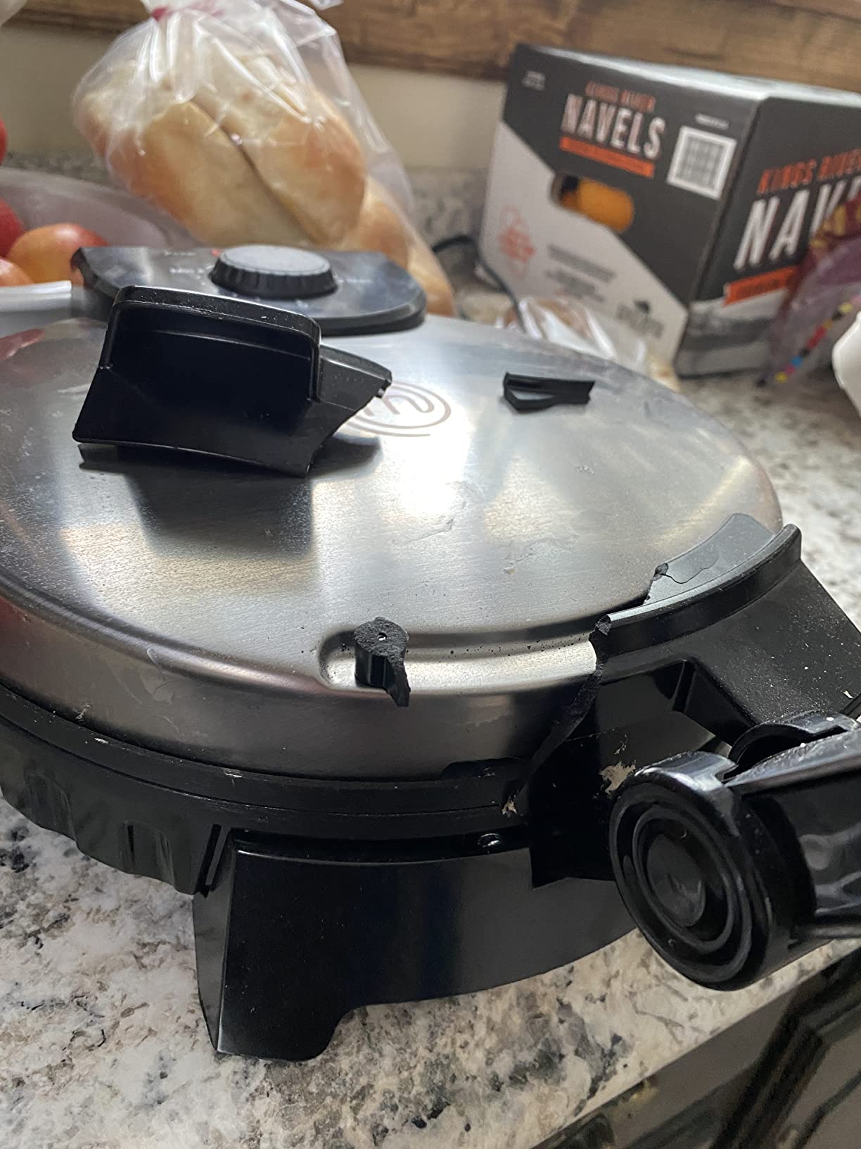 MasterChef Electric Tortilla Maker- Homemade Flatbread Pitas Tortillas customer photo 2