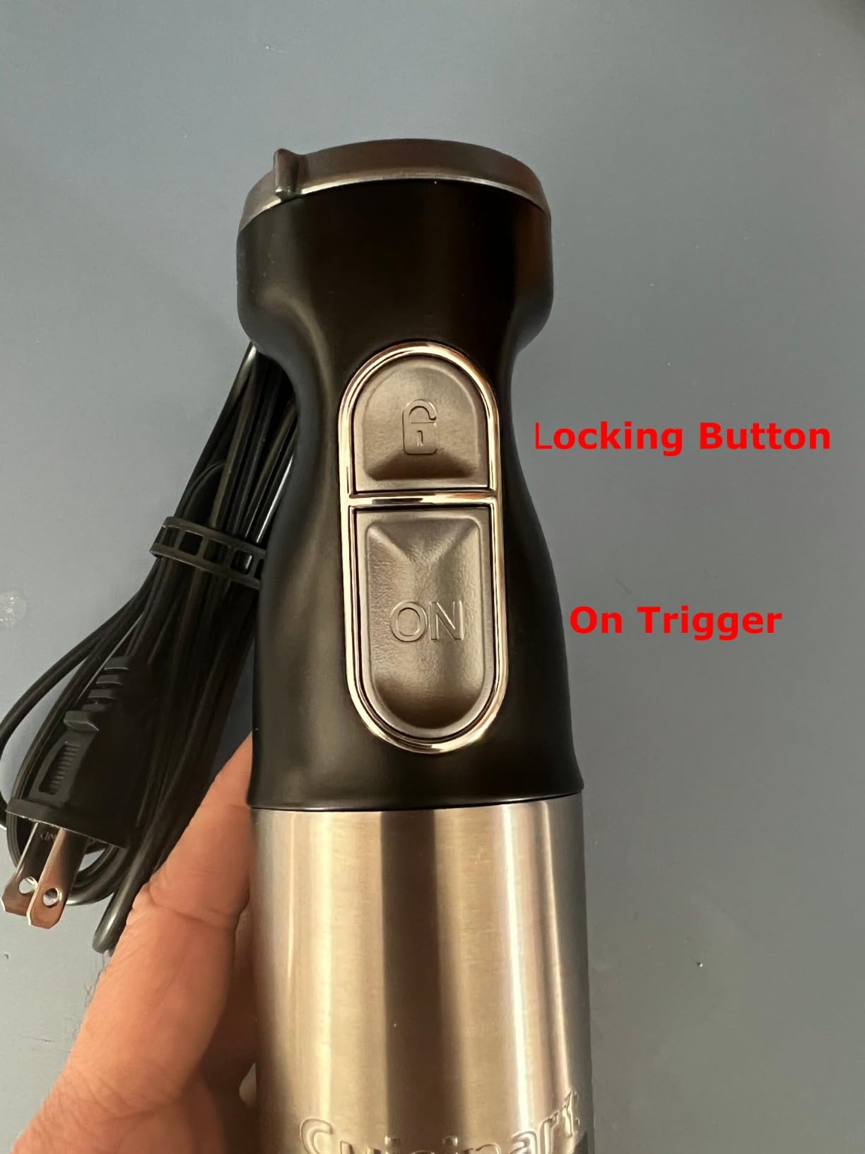 Cuisinart CSB-179 Smart Stick Variable Speed Hand Blender, Stainless Steel | Hand blender with variable speed control, stainless steel shaft, one-hand operation & lock/unlock button, CSB-179P1 customer photo 1