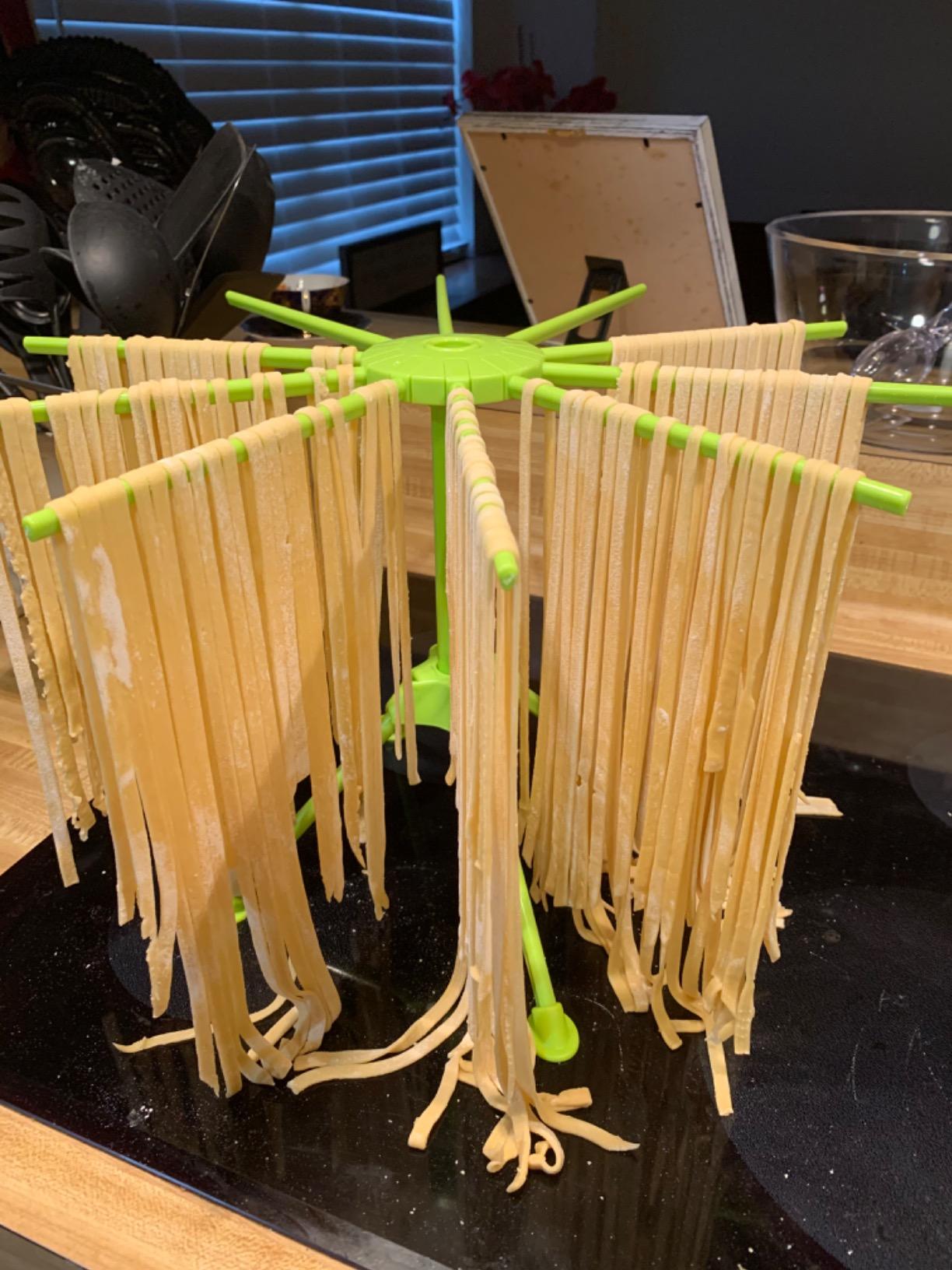 Kitchen Pasta Drying Rack Folding Spaghetti Dryer Rack Noodle Stand | Pasta Drying Rack, iPstyle Spaghetti Drying Rack Noodle Stand customer photo 2