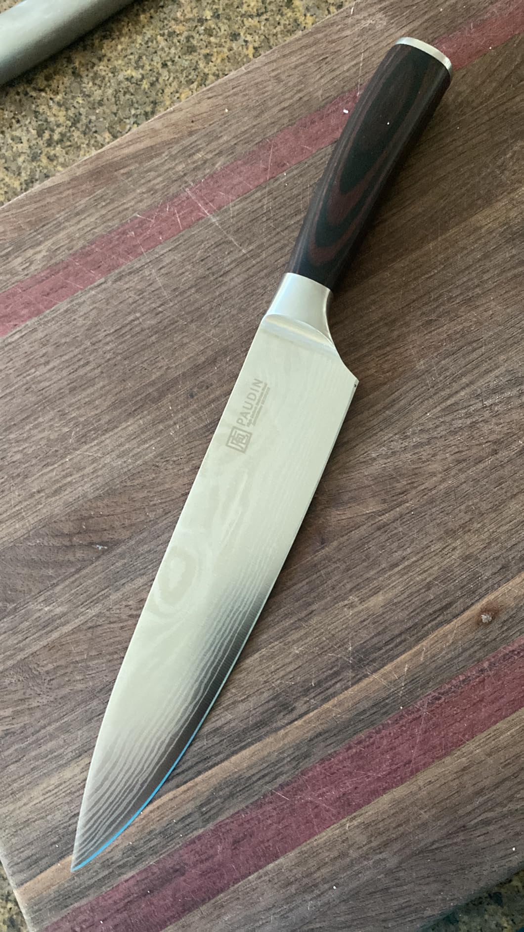PAUDIN Chef Knife, 8 Inch High Carbon Stainless Steel Sharp Kitchen Knife with Ergonomic Handle, Gift Box for Family & Restaurant customer photo 1