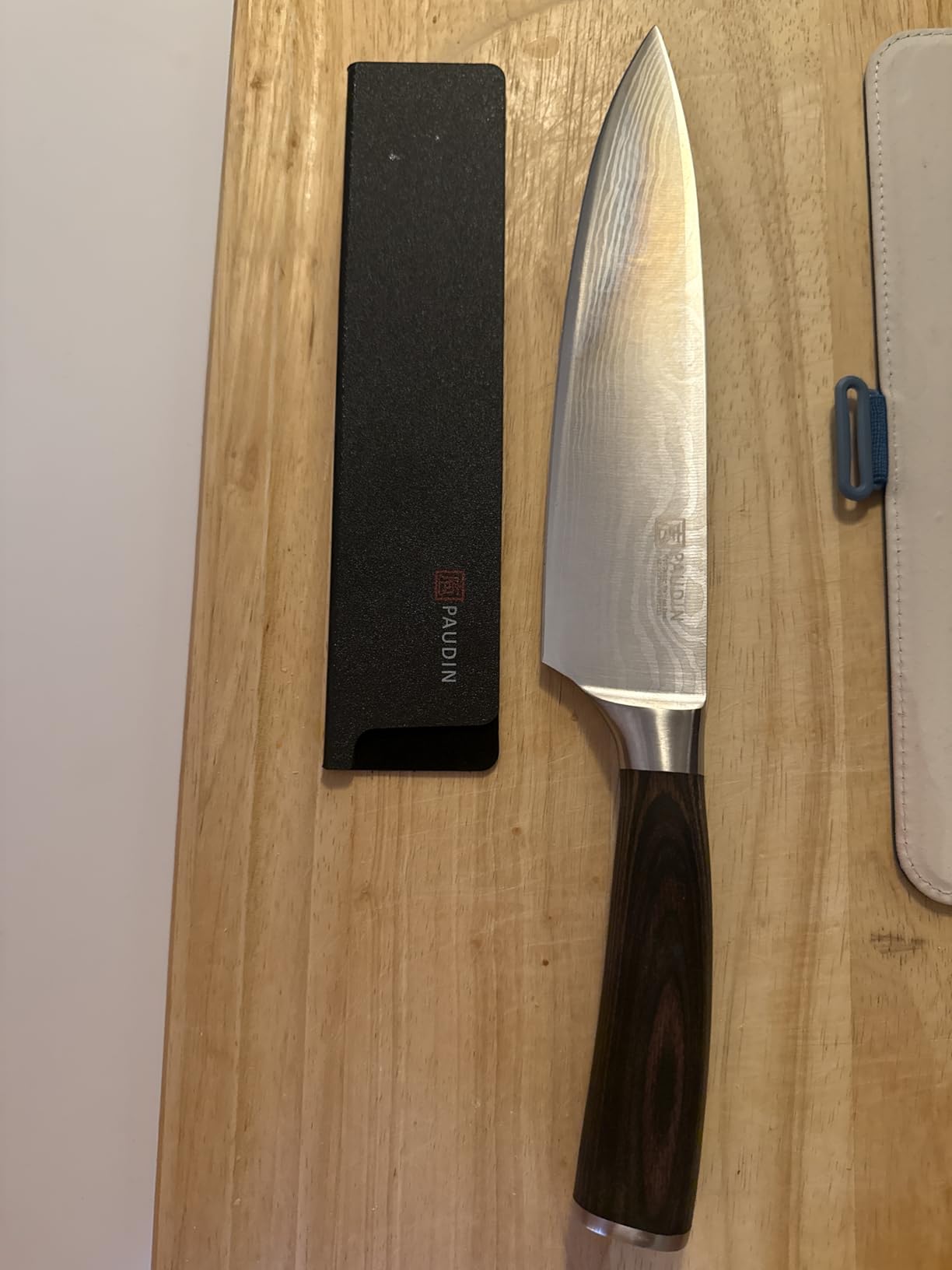 PAUDIN Chef Knife, 8 Inch High Carbon Stainless Steel Sharp Kitchen Knife with Ergonomic Handle, Gift Box for Family & Restaurant customer photo 2