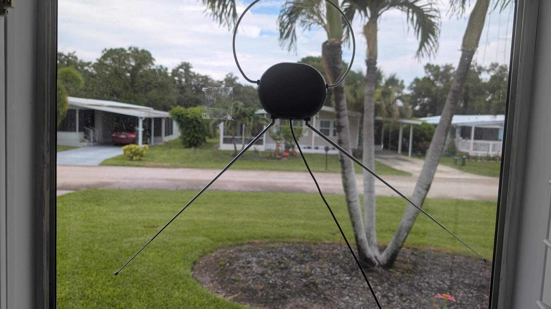 Philips Rabbit Ears Black Indoor TV Antenna, Dipole and Circular Loop | Tabletop Antenna, Digital, Smart TV Compatible, HDTV Antenna, 4K 1080P VHF UHF, 5Ft Coaxial Cable, SDV8201B/27 customer photo 2
