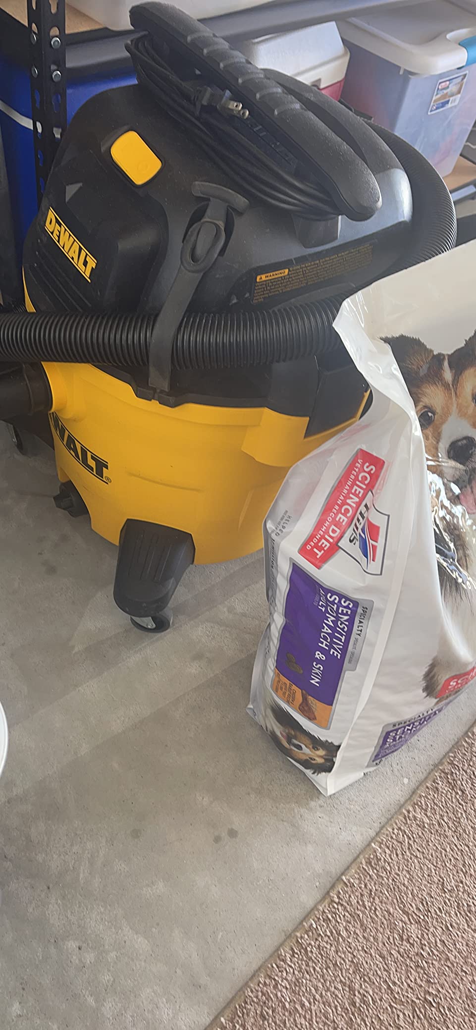 DEWALT 10 Gallon Poly Wet Dry Vacuum, 5.5 HP Shop Vacuum 120V 90 CFM for Jobsite, Work Shop, Comerical Area, Garage/Warehouse etc, 10 Ft Cord Model DXV10P customer photo 2