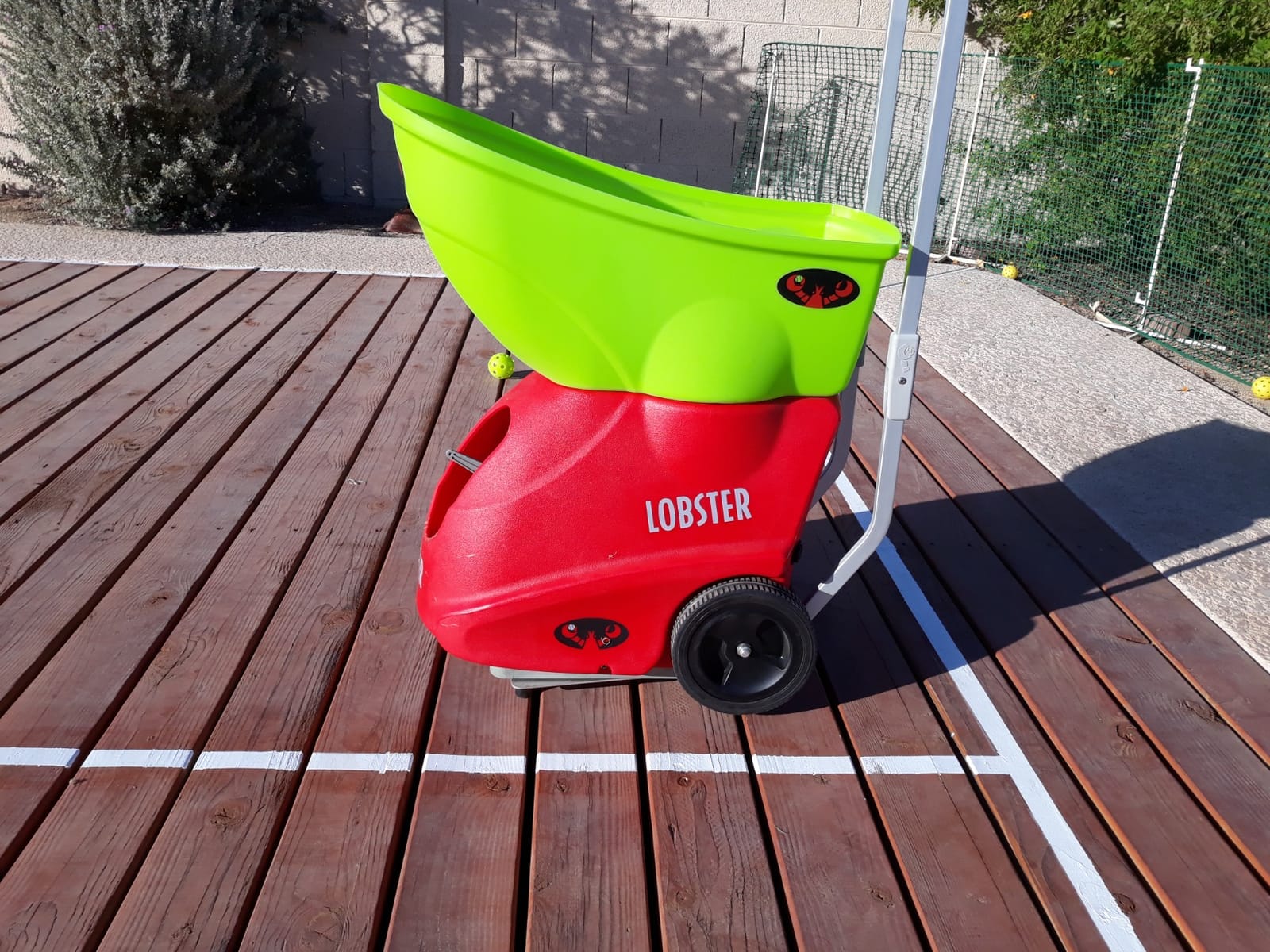 Lobster Sports Pickleball Machine - Full-Featured - Adjustable Topspin, Backspin, & Lobs, Random Oscillation, Ball Speed (20-60MPH), Lightweight & Portable, Holds 125 Balls, with Multi-Function Remote customer photo 2