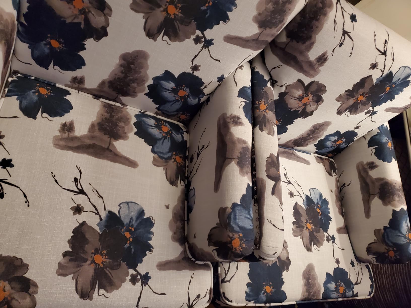Christopher Knight Home Boaz Fabric Club Chair - Floral Print customer photo 1