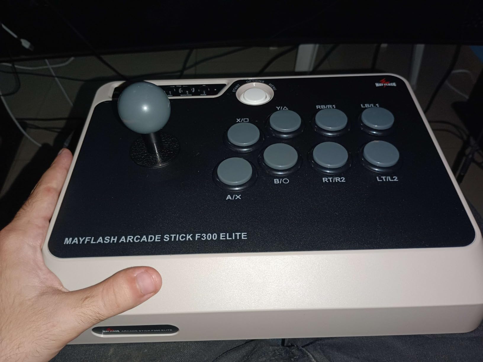 MAYFLASH Arcade Stick F300 Elite with Sanwa Buttons and Sanwa Joysticks for Switch/Switch 2, Xbox Series S/X, Xbox One, PS4, PS3, Windows, macOS, Steam Deck, Android and more customer photo 2