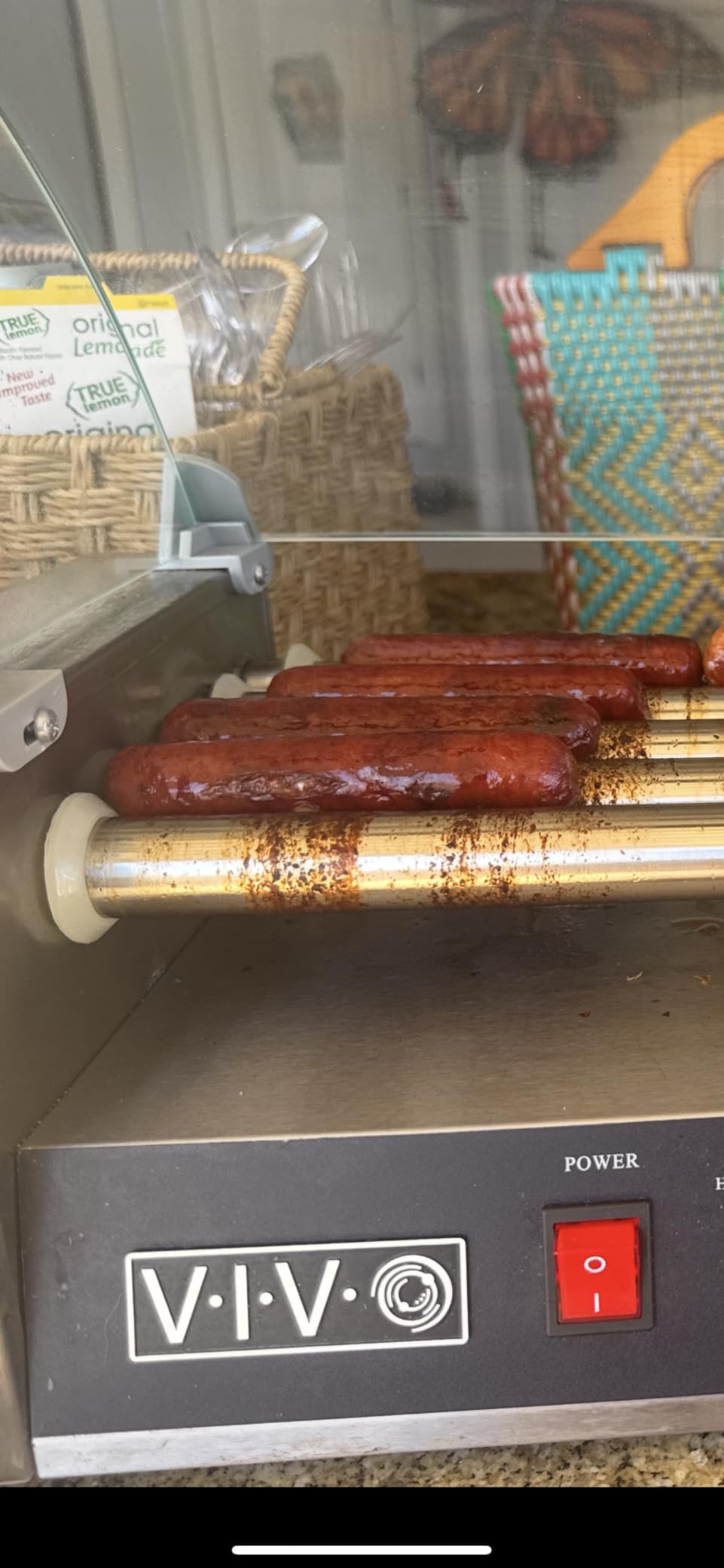VIVO 5 Roller Electric Grill for 12 Hot Dogs, HOTDG-V205 | 750W, Cover Included, Stainless Steel, Cooker, Warmer, Commercial or Household customer photo 1