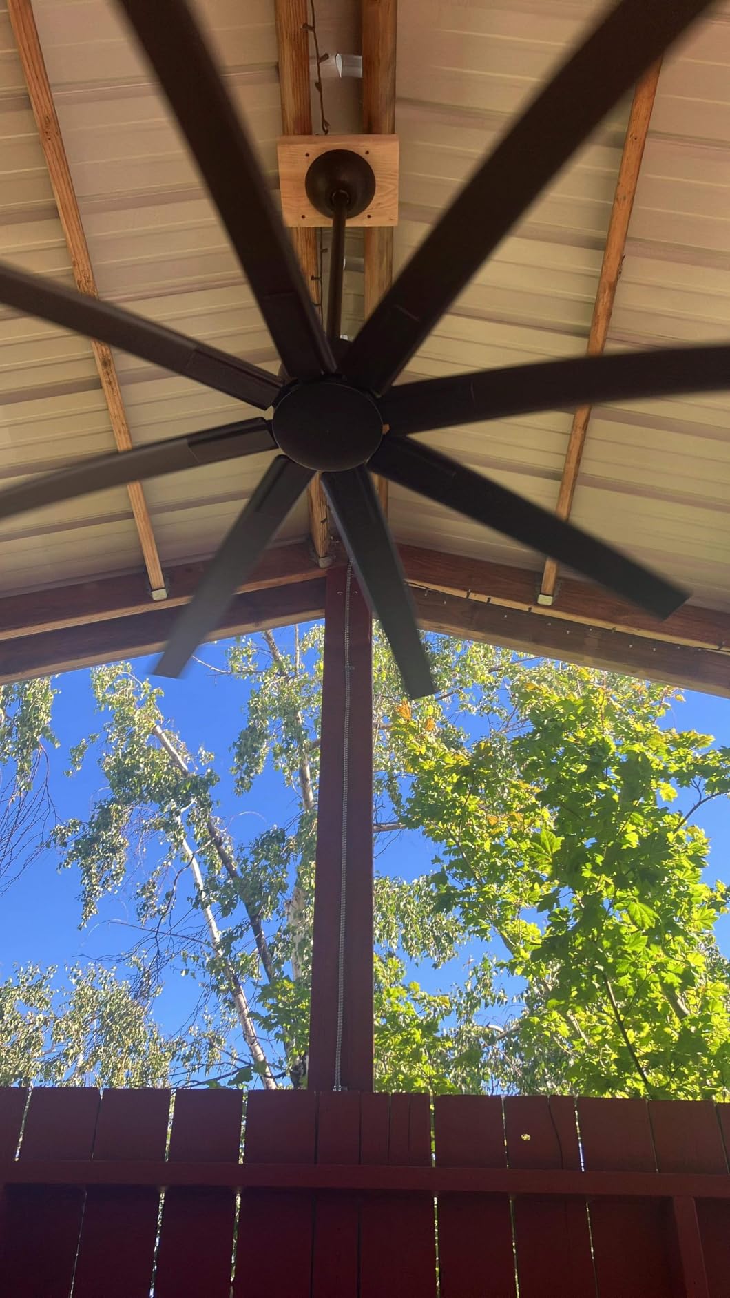 Minka-Aire F896-65-CL Xtreme H2O 65 Inch Outdoor Ceiling Fan with DC Motor in Coal Finish customer photo 1