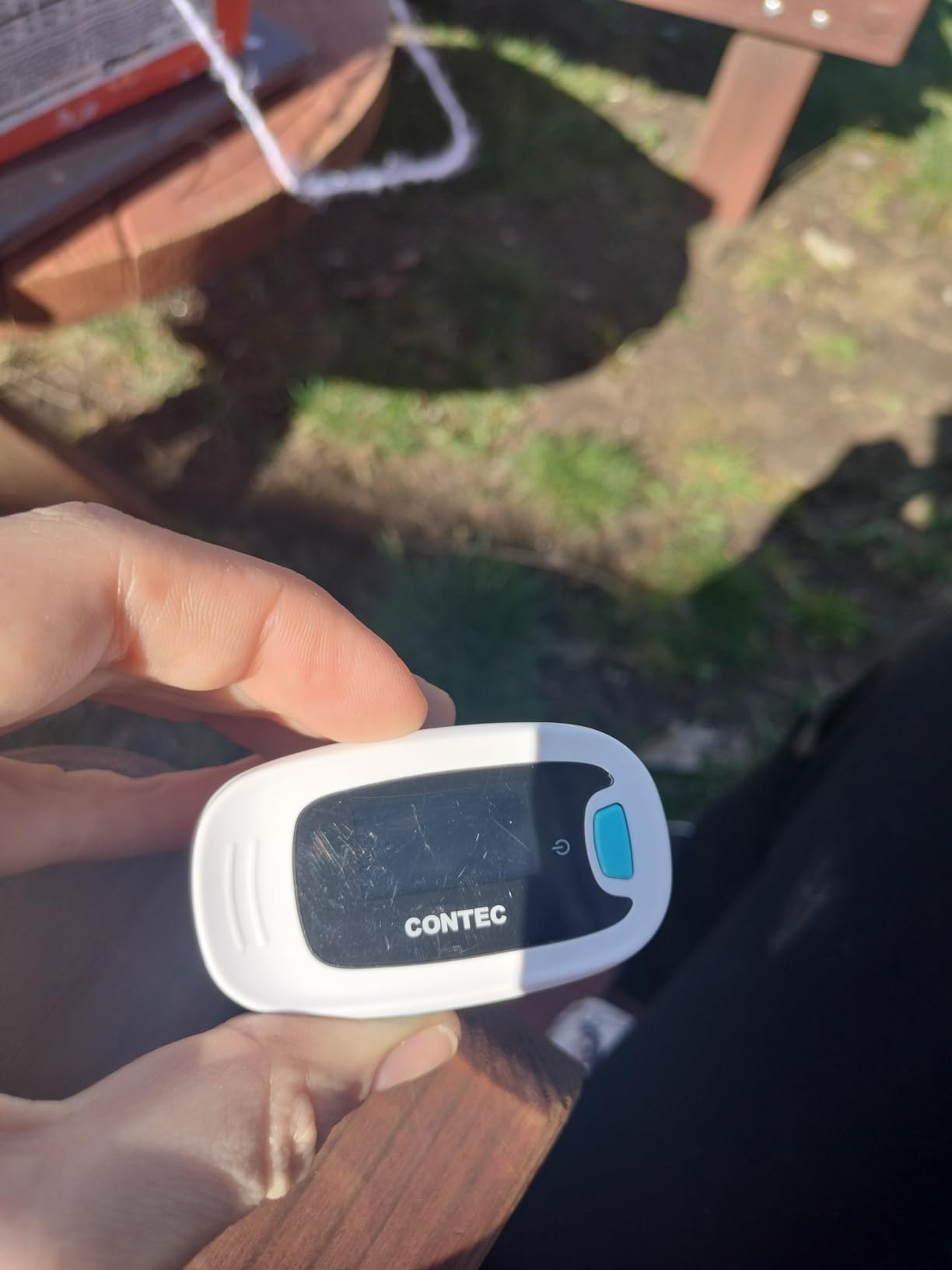 CONTEC CMS50NA Pulse Oximeter SpO2 and PR Value Waveform Blood Oxygen Neck/Wrist Corda customer photo 1