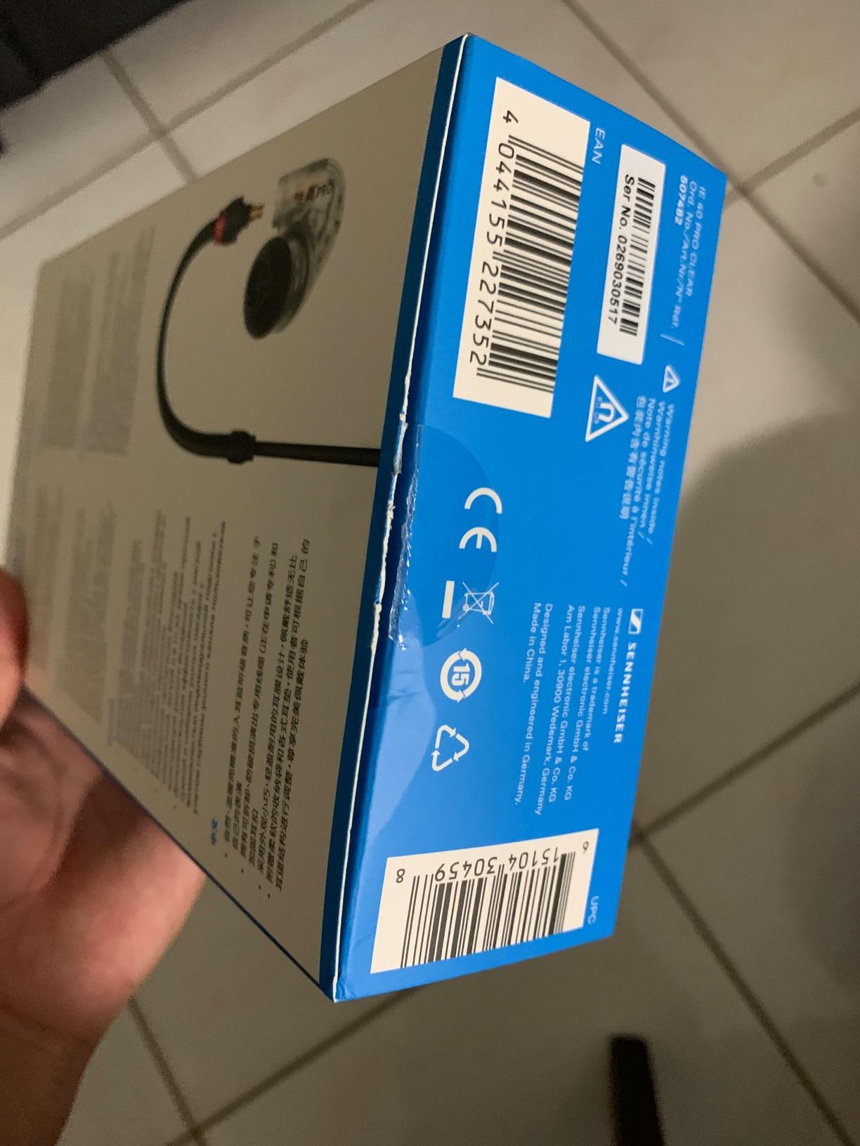 SENNHEISER IE 40 PRO, Molded in Ear Dynamic Monitors (Black) customer photo 2