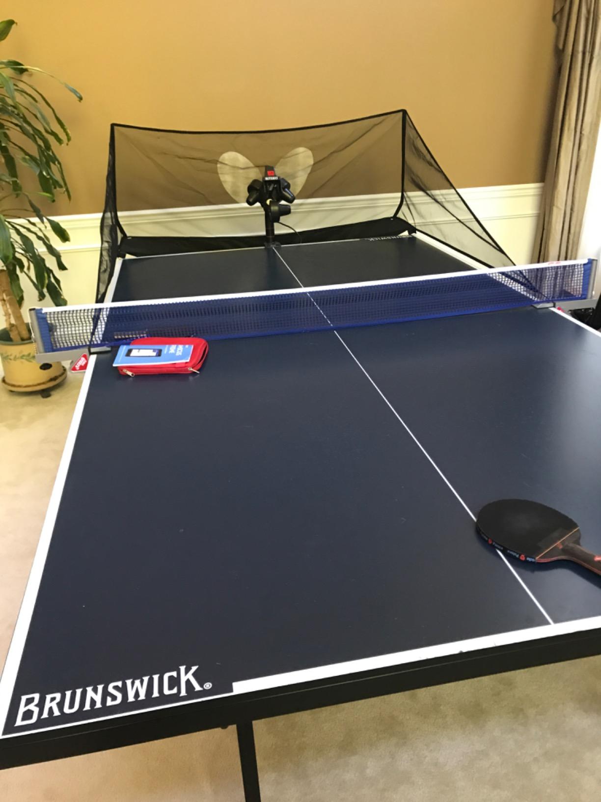 Butterfly Amicus Prime Table Tennis Robot | Best Ball Launcher-Thrower-Shooter for Your Ping Pong Table | Free Carry Bag, Remote, Tech Support, & 120 Balls | Play Or Practice Ping Pong Anytime customer photo 2