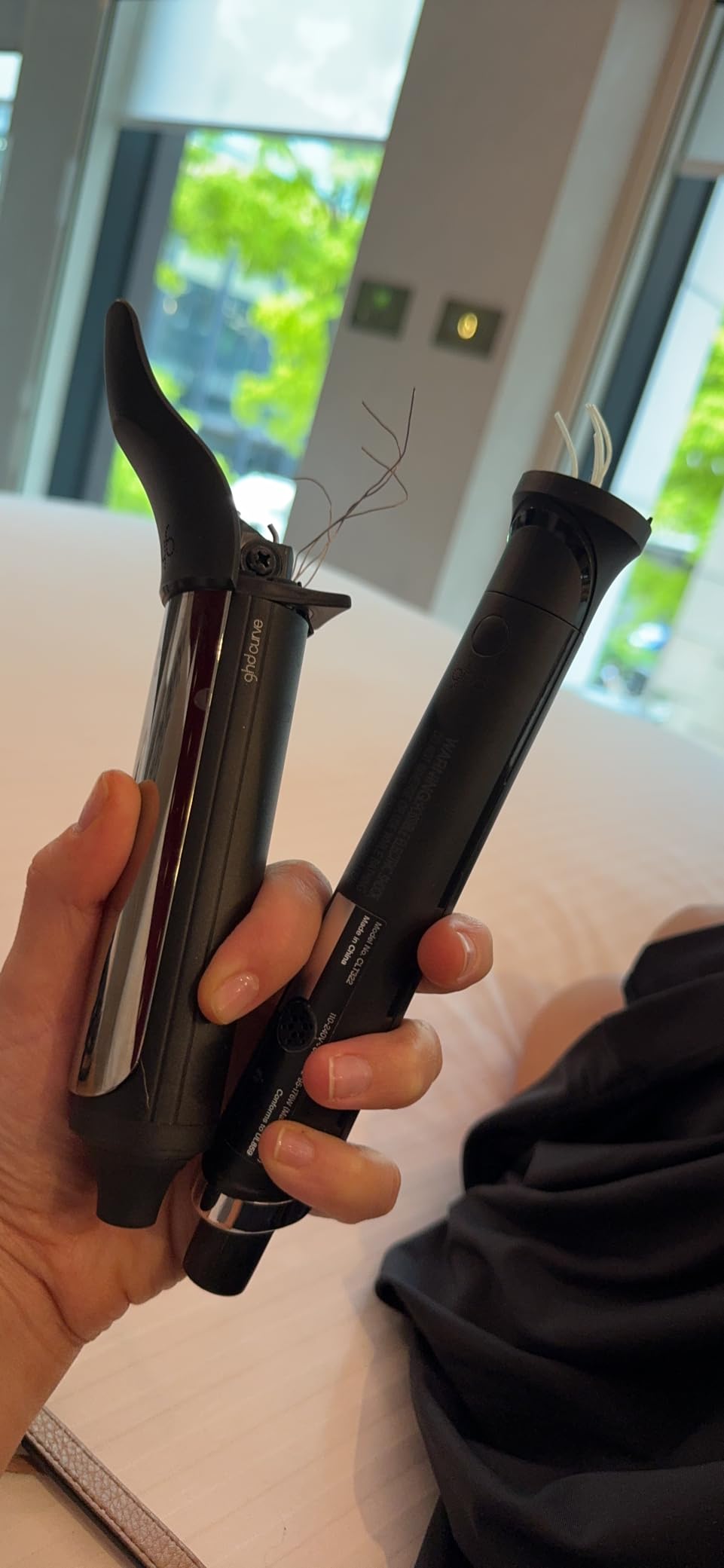 ghd Curve® Professional Hair Curling Irons & Wands | Soft Waves, Classic and Tight Curls | 0.5 -1.5 Inch Barrels' | 365ºF Styling Temp Preventing Heat Damage + Auto Sleep Mode customer photo 2