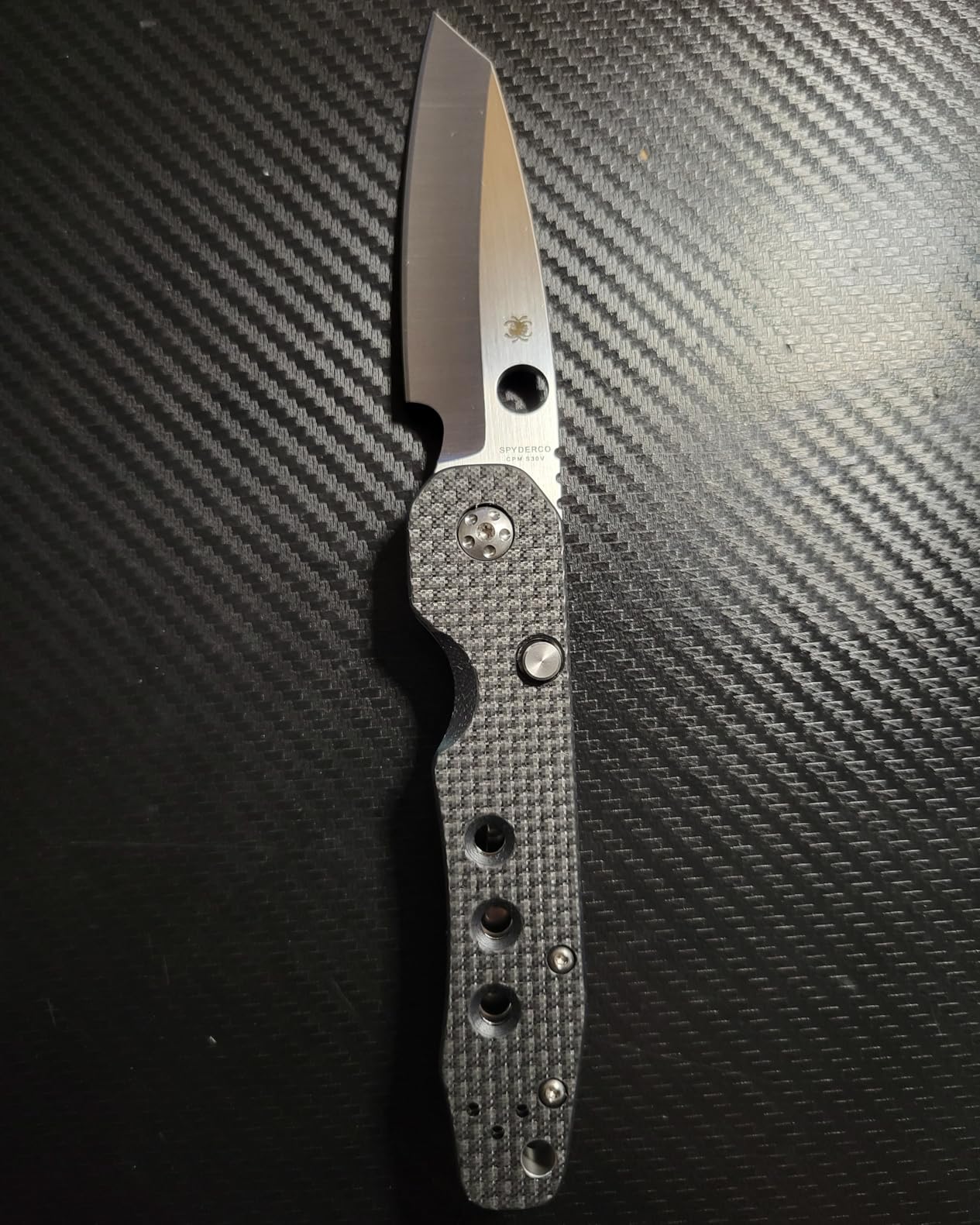 Spyderco Smock Folding Pocket Knife with 3