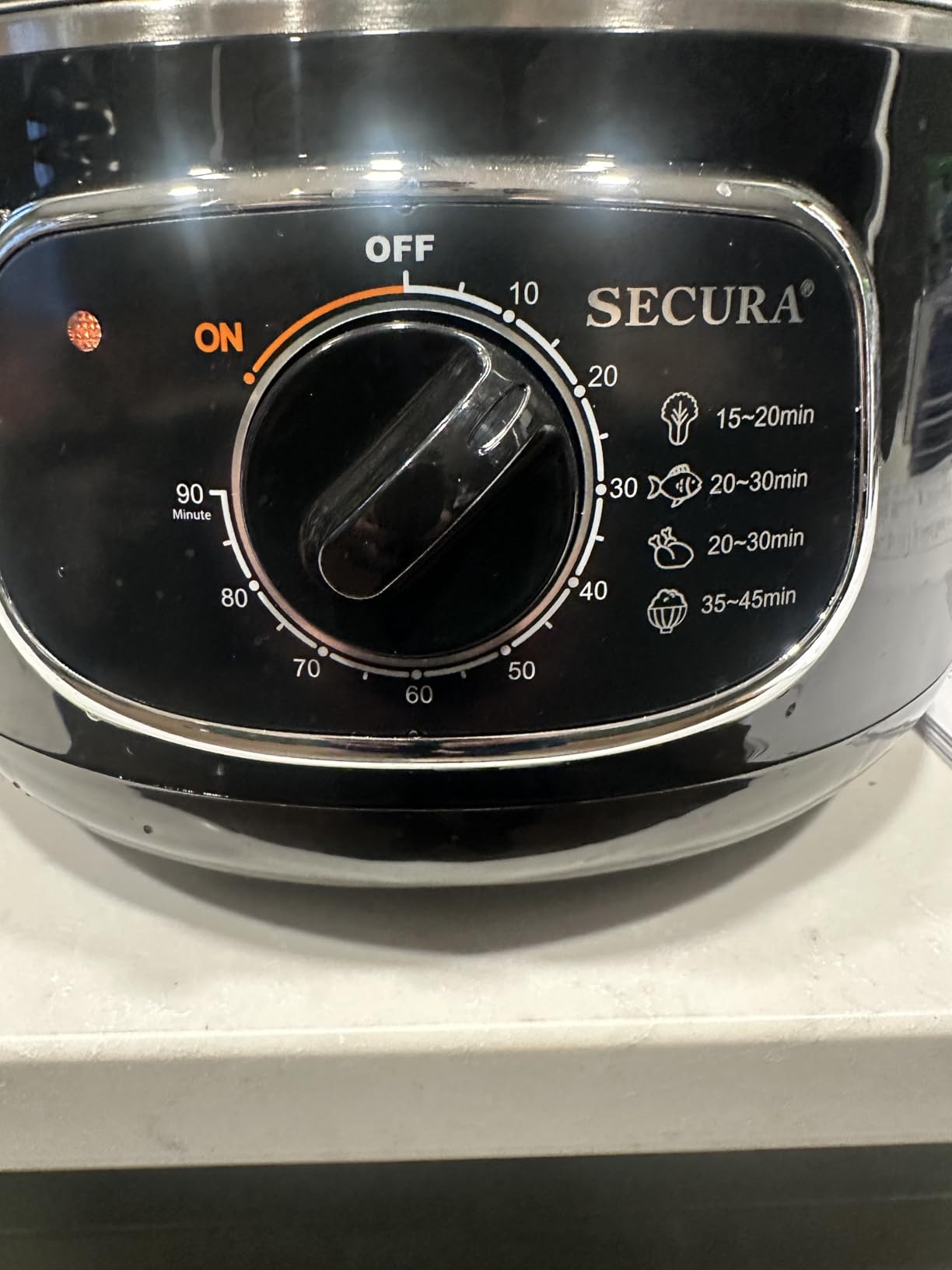 Secura 2 Stainless Steel Food Steamer 8.5 Qt Electric Glass Lid Vegetable Steamer Double Tiered Stackable Baskets with Timer customer photo 2