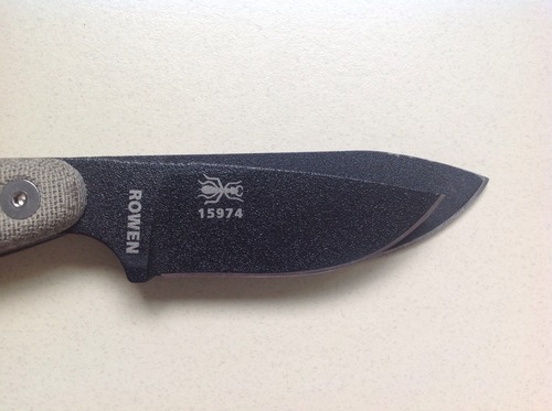 ESEE Knives Izula-II Fixed Blade Knife, w/Micarta Handle, Molded Sheath, & Clip Plate (Black Oxide) customer photo 2