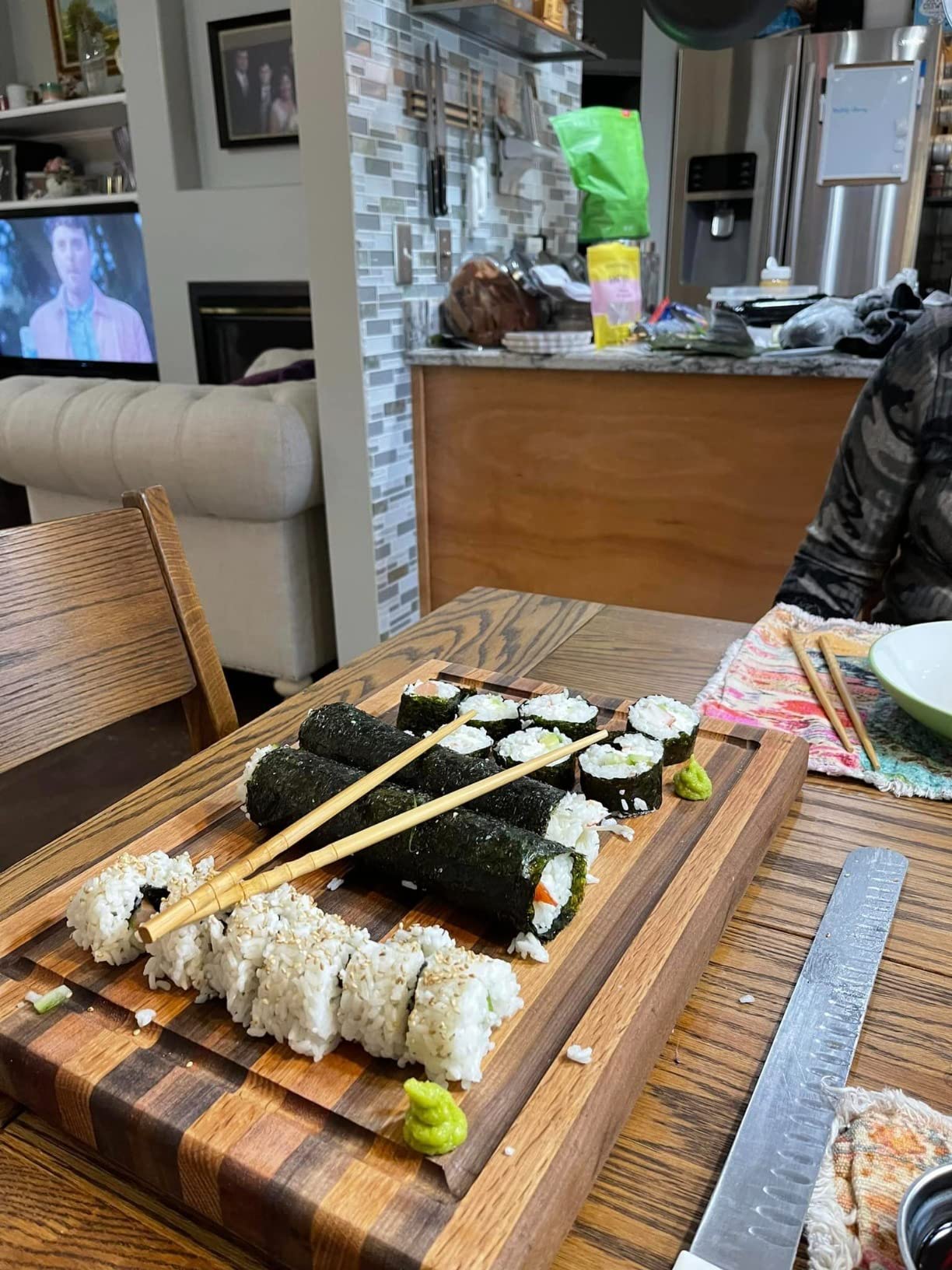 FUNGYAND Sushi Making Kit, Complete Sushi Bazooka Set | with Bamboo Mats, Sushi Knife, Avocado Slicer, Rice Paddle & Chopsticks for Homemade Sushi customer photo 1