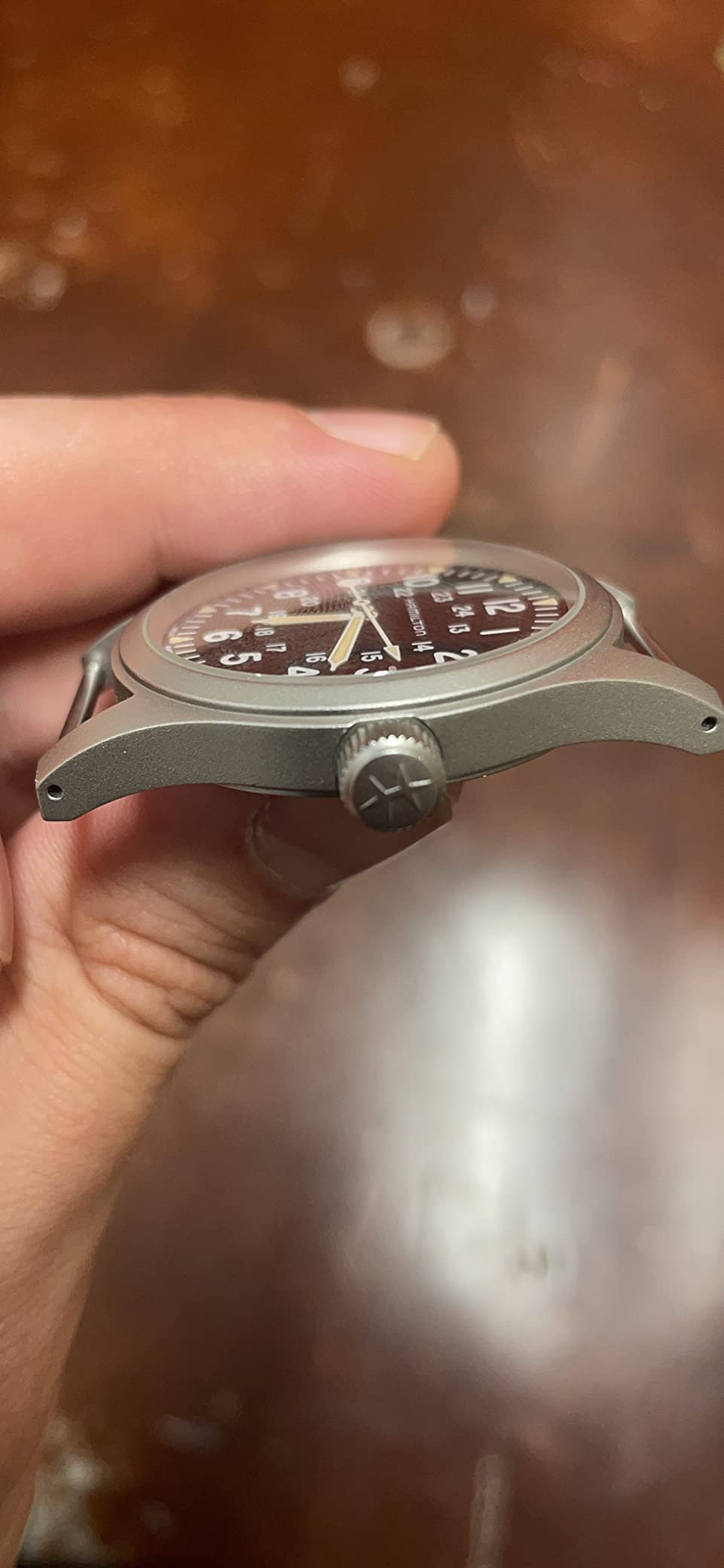 Hamilton Khaki Field Mechanical Men's Watch, 38mm Stainless Steel Case customer photo 1