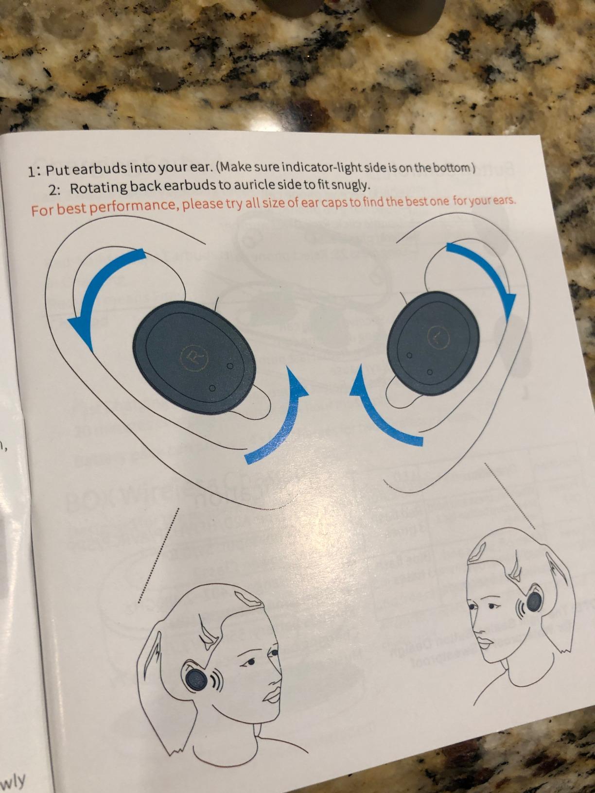 TOZO T10 Wireless Earbuds Powerful Bass Stereo Wireless Charging, APP, IPX8 | Waterproof, 55H Playtime, Ergonomic Design In Ear buds, App Customize EQ, Bluetooth 5.3 Headphones for Work, Travel, Black customer photo 2