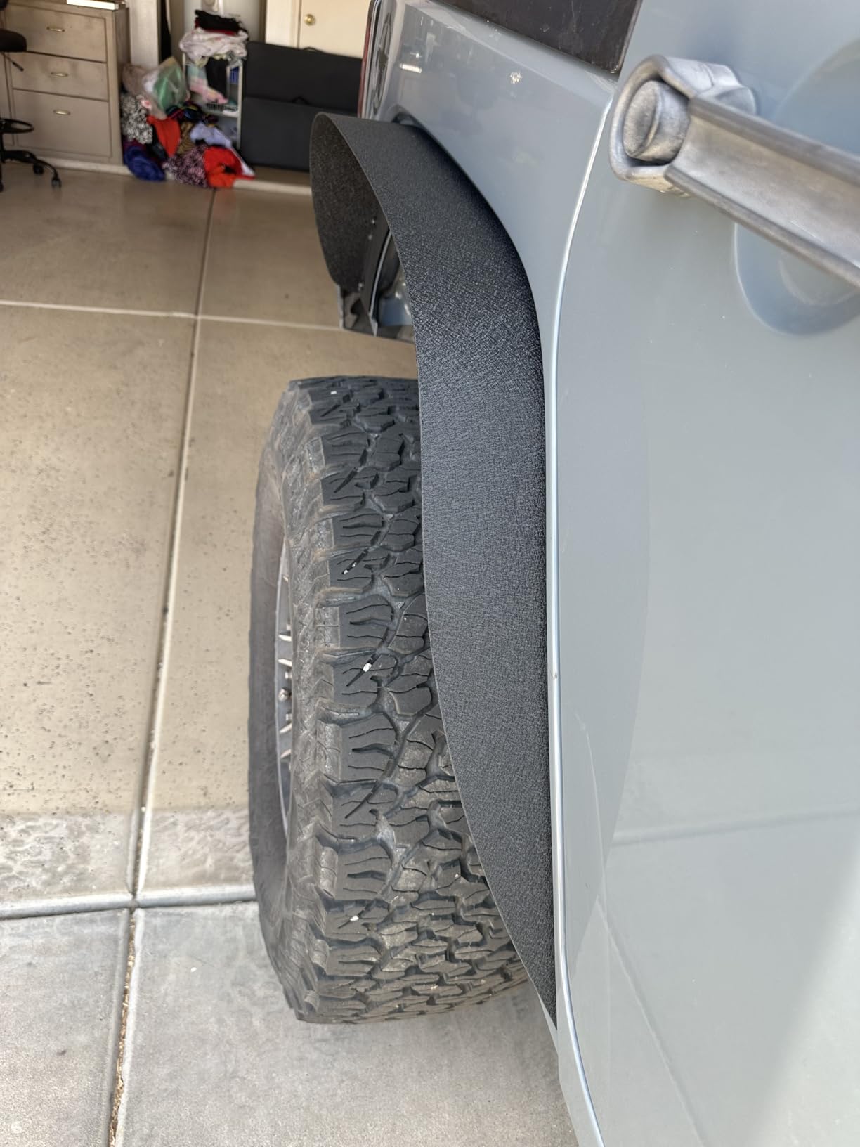 OEDRO Front & Rear Fender Flares Compatible with 2007-2018 Jeep Wrangler JK | JKU Unlimited, 4 PCS Off-Road Steel Liner, Flat Style Heavy-Duty Solid Steel Black Textured customer photo 1