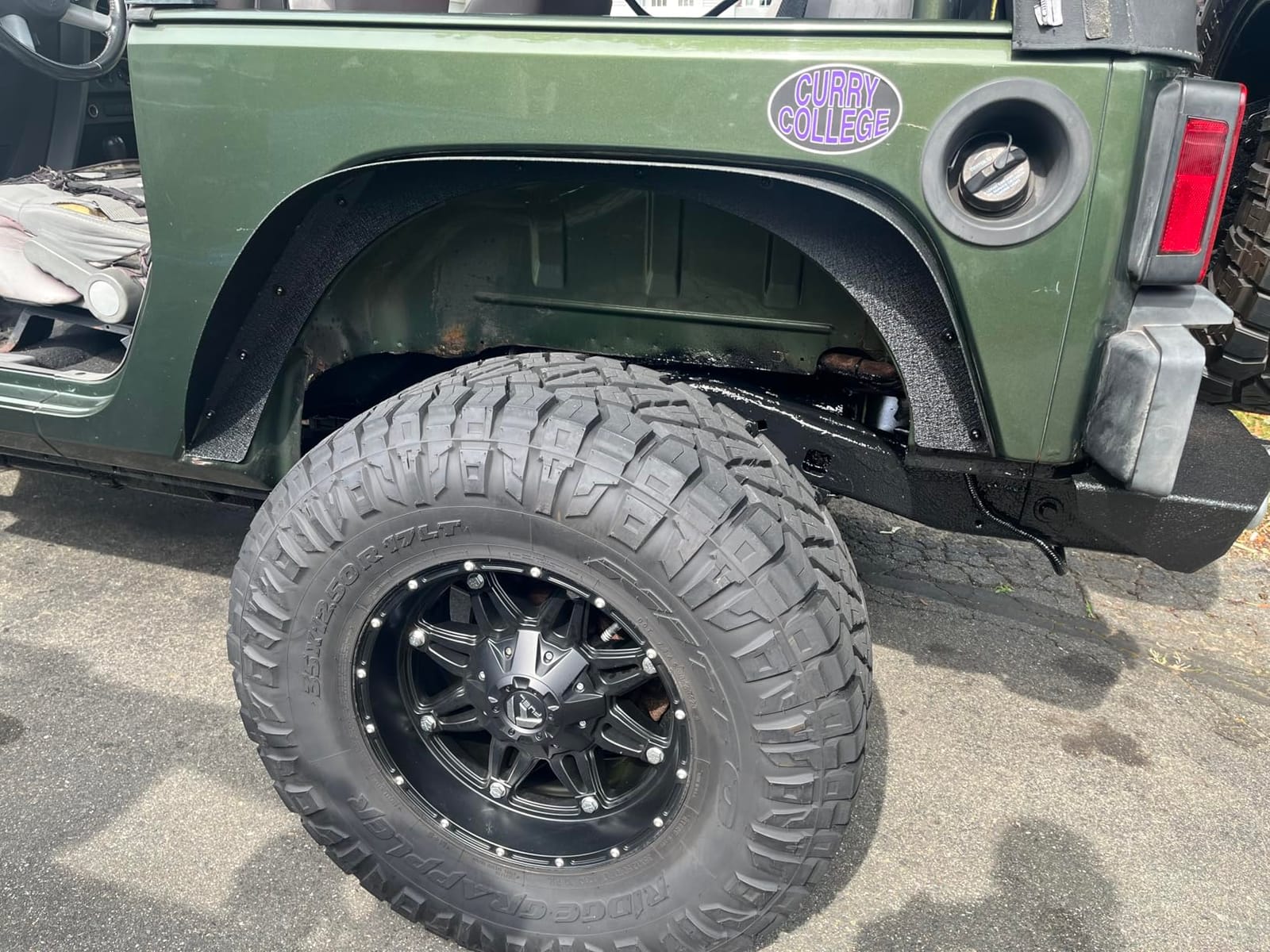 OEDRO Front & Rear Fender Flares Compatible with 2007-2018 Jeep Wrangler JK | JKU Unlimited, 4 PCS Off-Road Steel Liner, Flat Style Heavy-Duty Solid Steel Black Textured customer photo 2