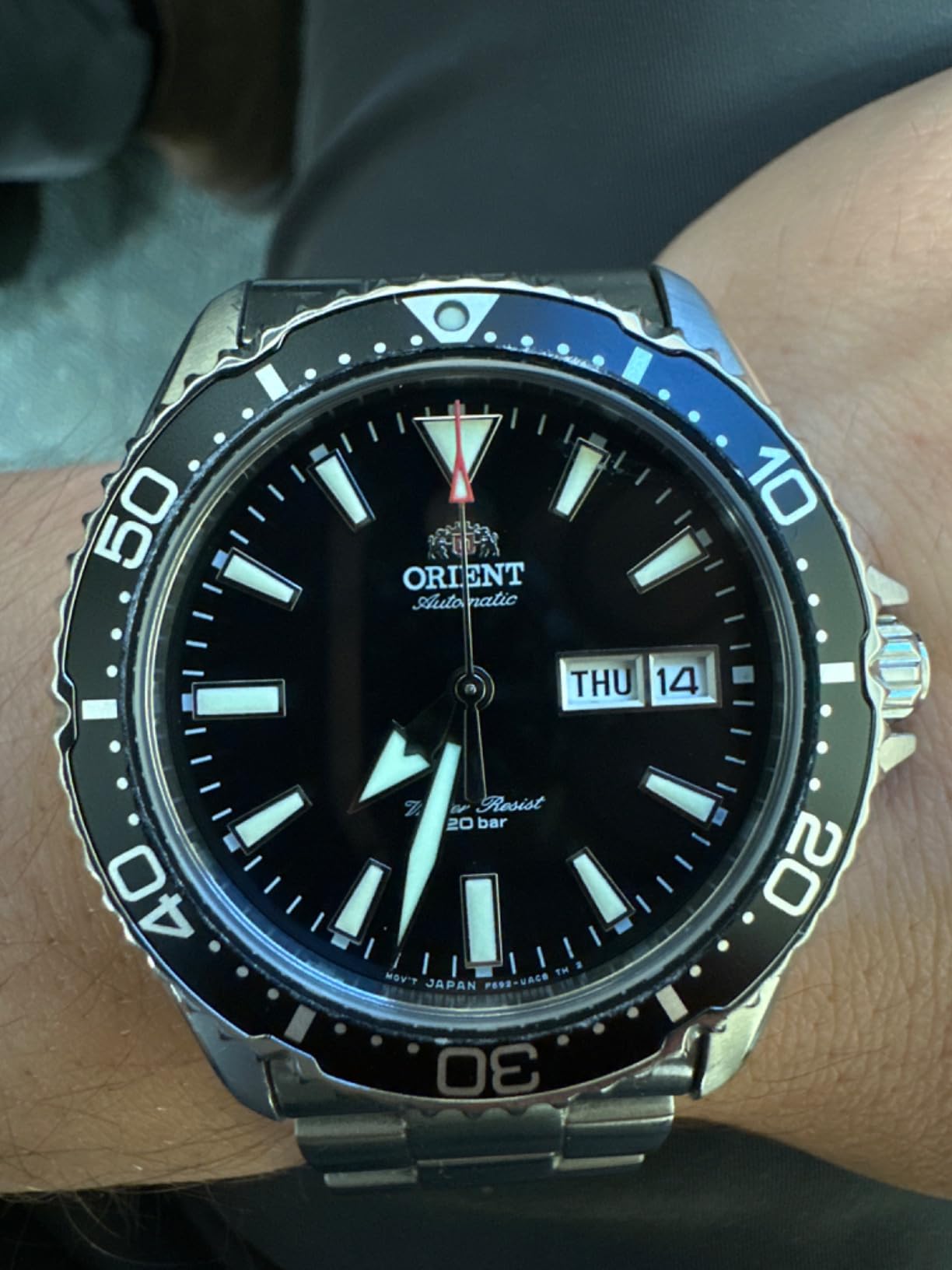 ORIENT Kamasu/Mako III Men's Automatic Manual Winding Sports Steel or Silicone Divers' Watch with Screw Crown and Sapphire Crystal customer photo 2