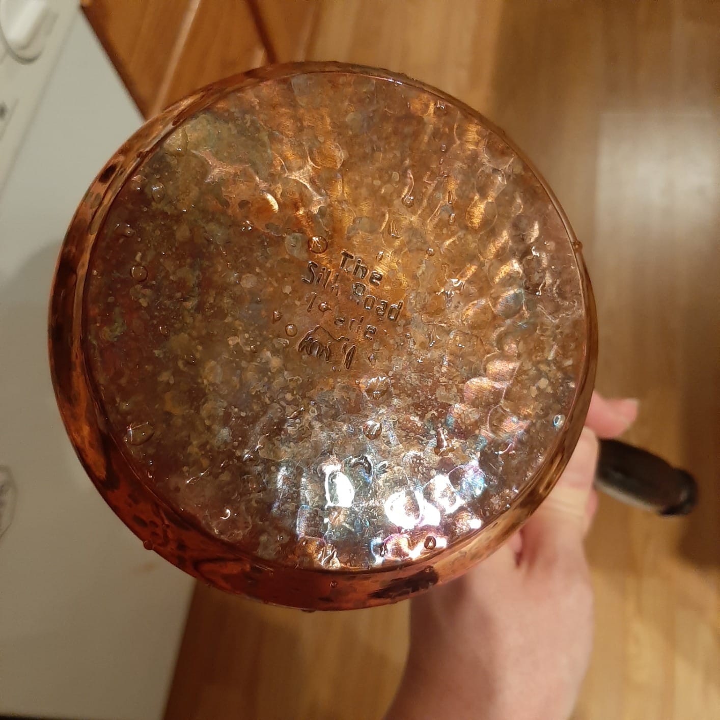 ACC Series (Medium-13 fl oz) - Hand Hammered Turkish Greek Arabic Armenian Copper Coffee Pot, Heavy Duty Stovetop Coffee Maker Cezve Jazzve Jazva Jezve Ibrik Briki customer photo 1