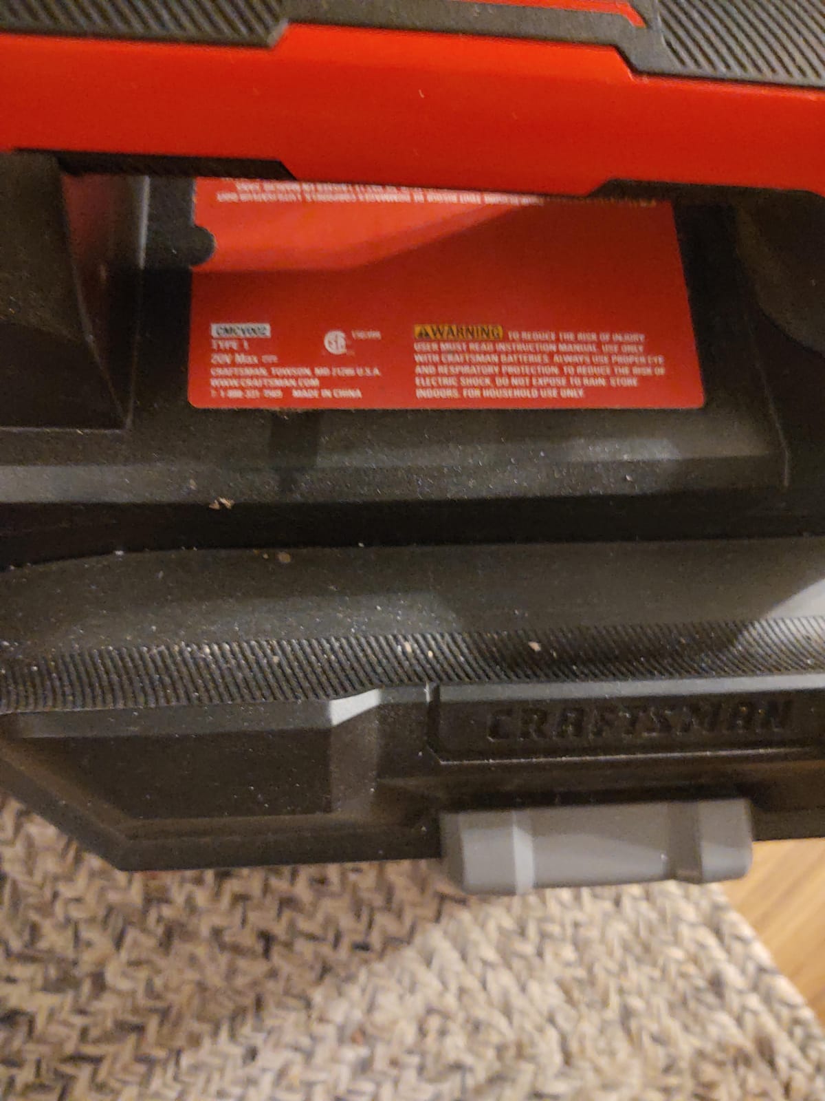 CRAFTSMAN CMCV002B 20V Max 2 gallon Wet Dry Vac (Tool Only) customer photo 1