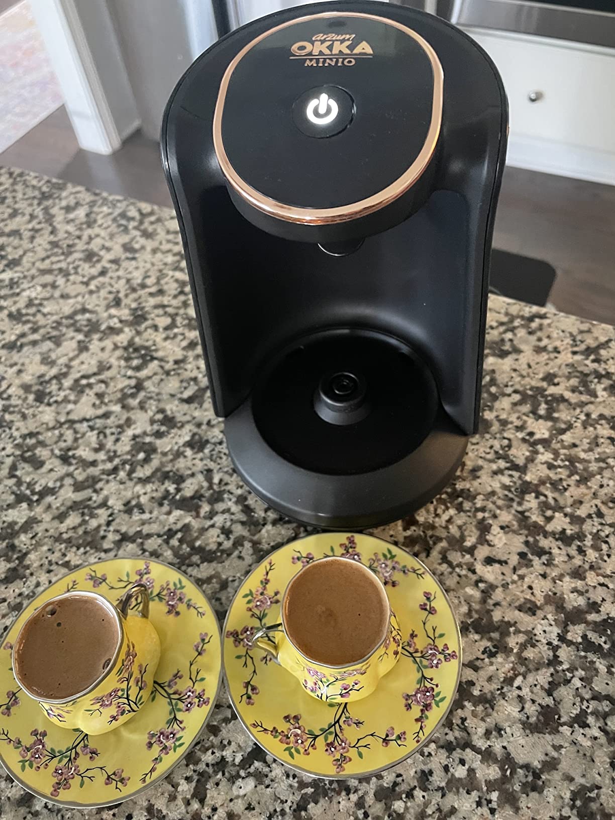 Arzum Okka Minio Automatic Turkish/Greek Coffee Machine, USA 120V UL, 4 cups, Black/Gold customer photo 1