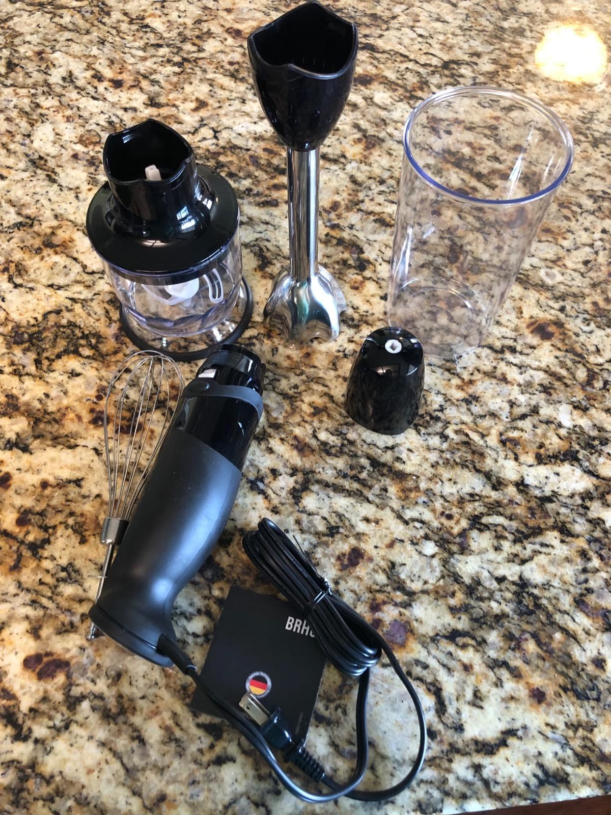Braun MQ5025 Hand Blender Multiquick Vario, MQ5025, Black customer photo 1