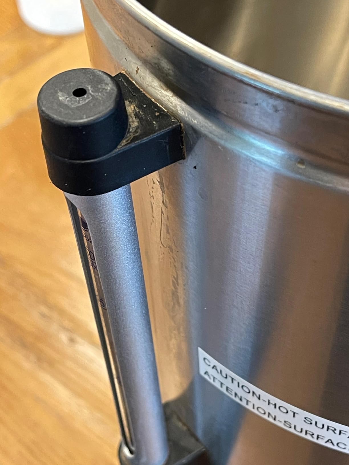 SYBO SR-CP-50B Commercial Grade Stainless Steel Percolate Coffee Maker Hot Water Urn 50-Cup 8L customer photo 1